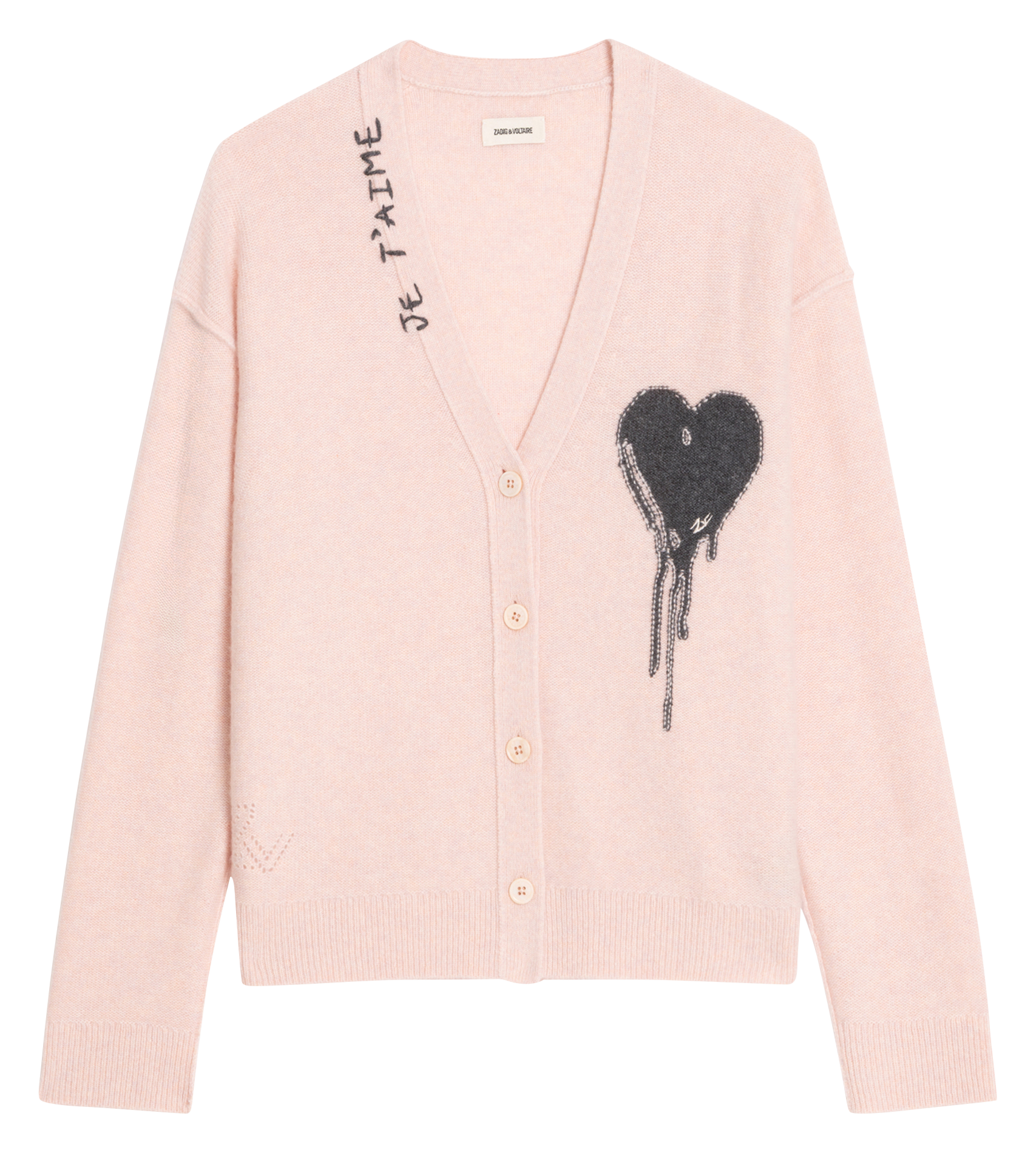 Straight cashmere vest ZADIG&VOLTAIRE Pink