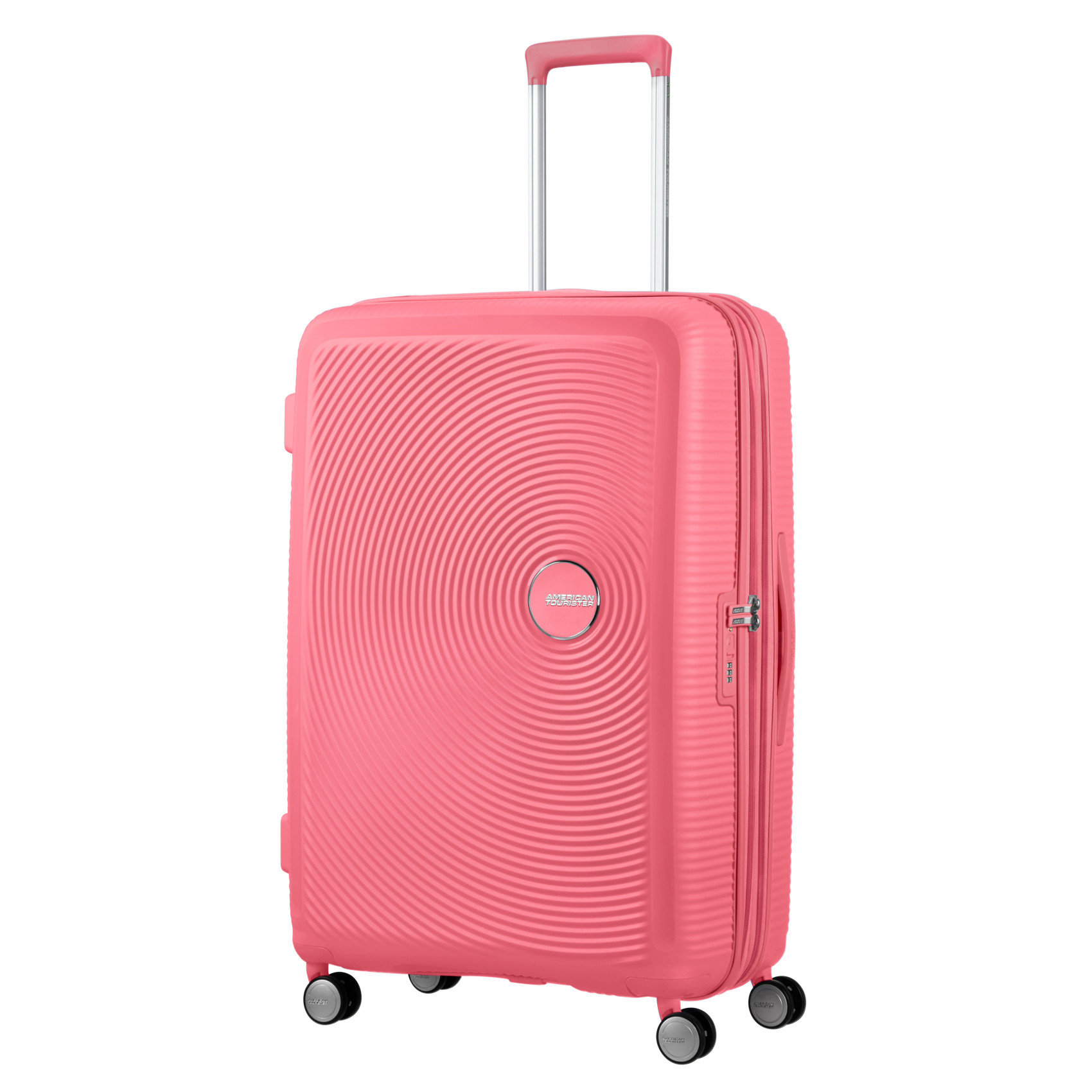 Soundbox suitcase 4 wheels size L AMERICAN TOURISTER Pink