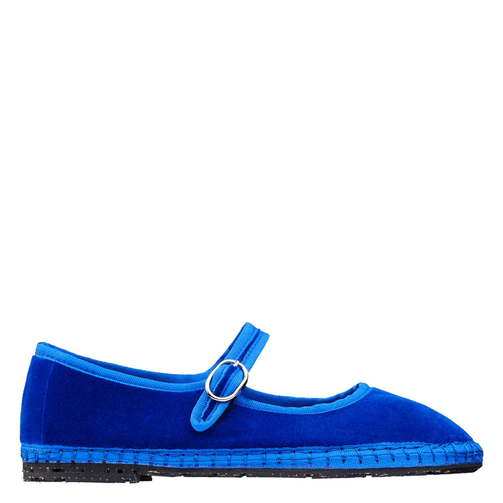 Espadrilles en velours FLABELUS Bleu