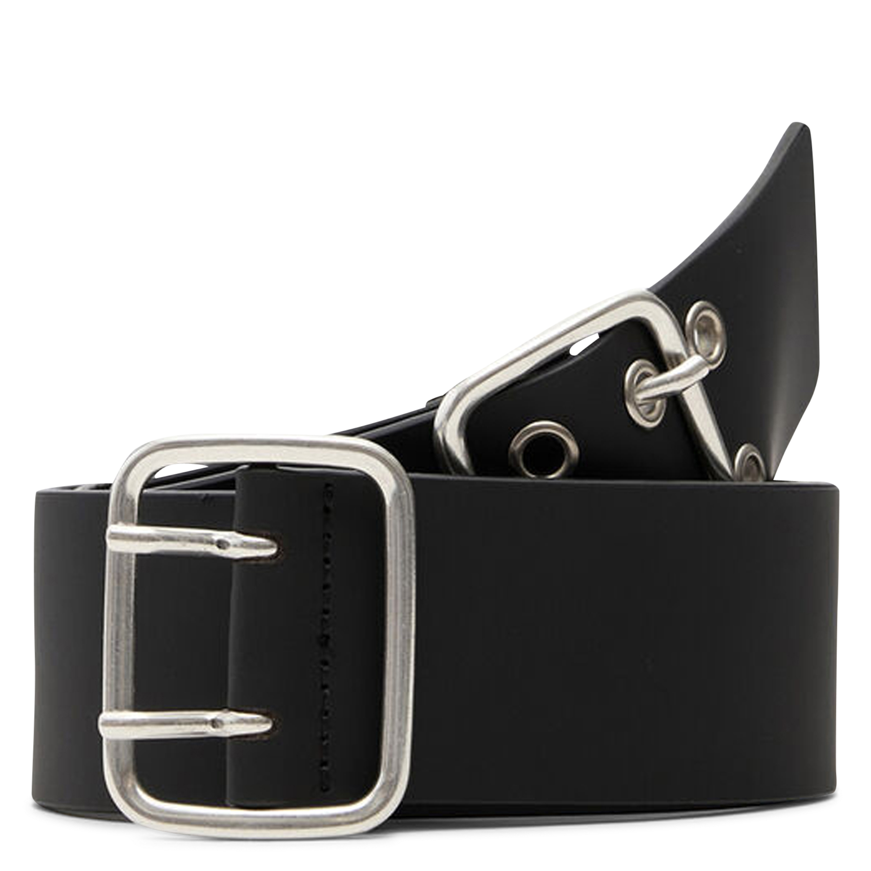 Ceinture à boucle en cuir DESIGUAL Noir