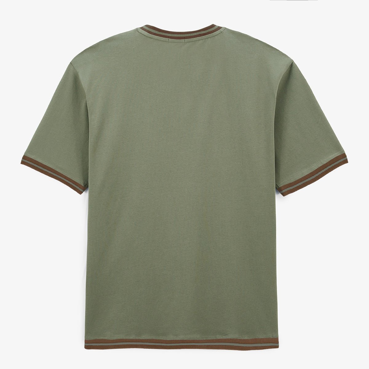 Short-sleeved cotton printed T-shirt SERGE BLANCO Green