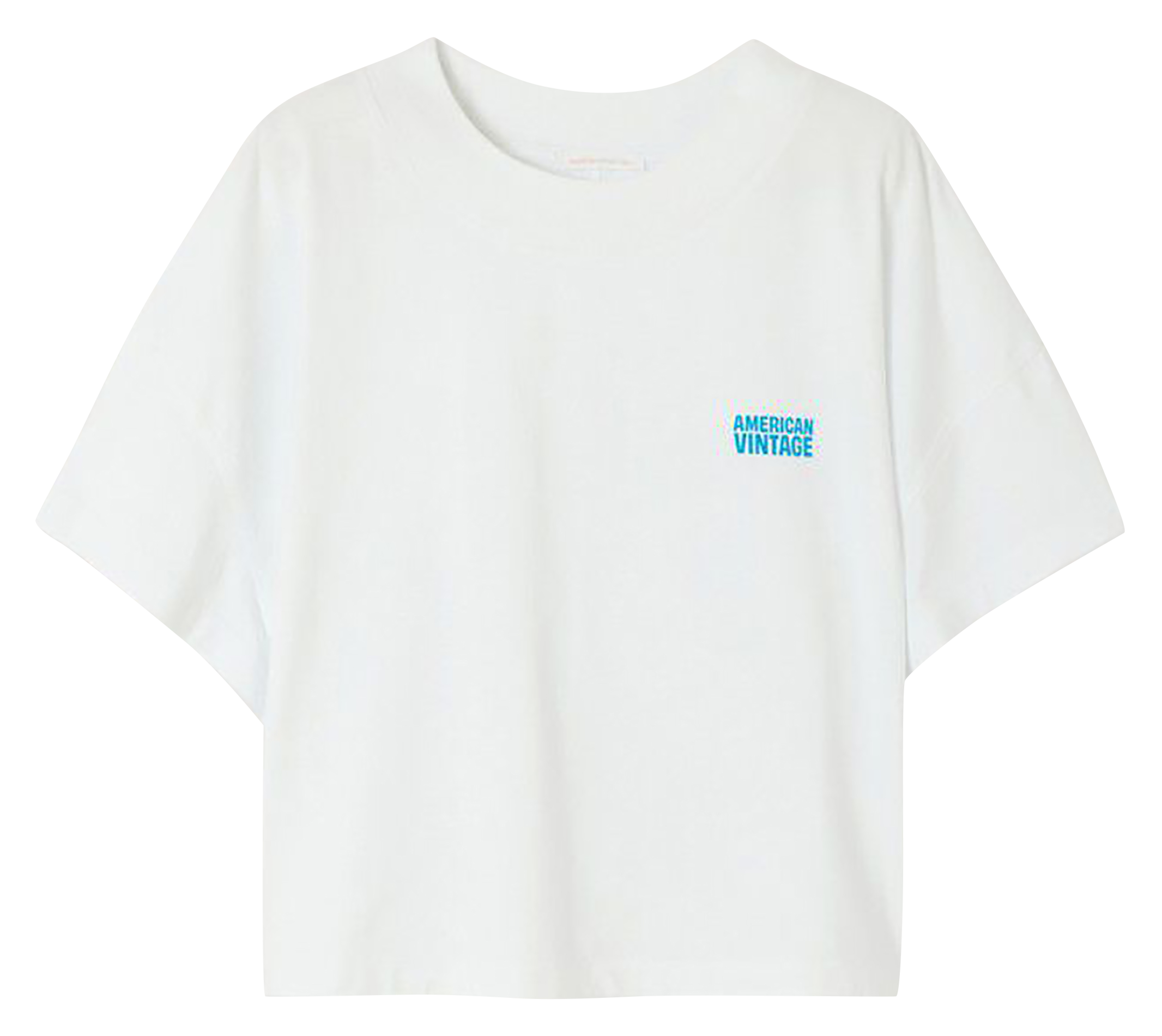 Oversize-T-Shirt aus Baumwolle mit Rundhalsausschnitt AMERICAN VINTAGE