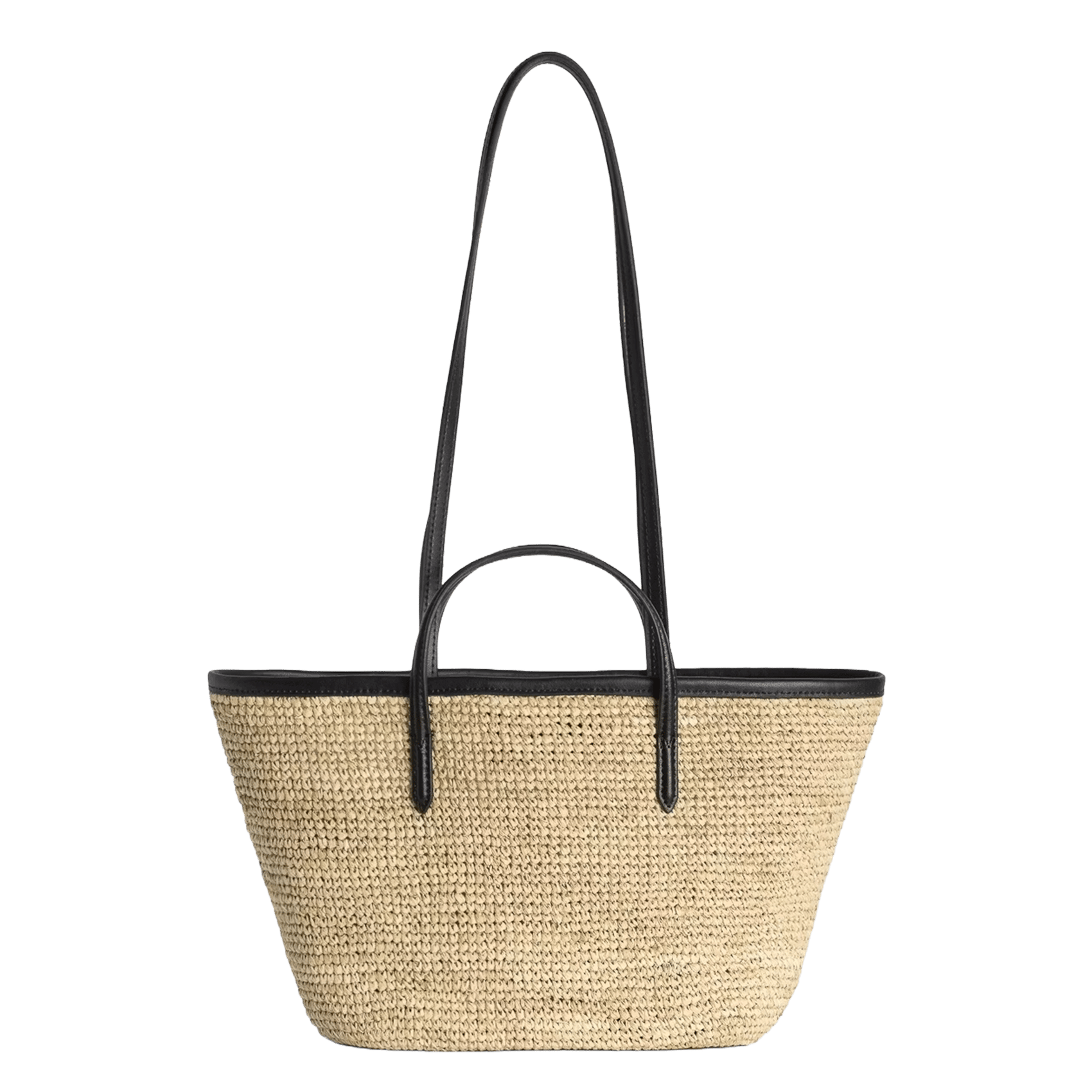 Bolso de paja ZADIG&VOLTAIRE Negro