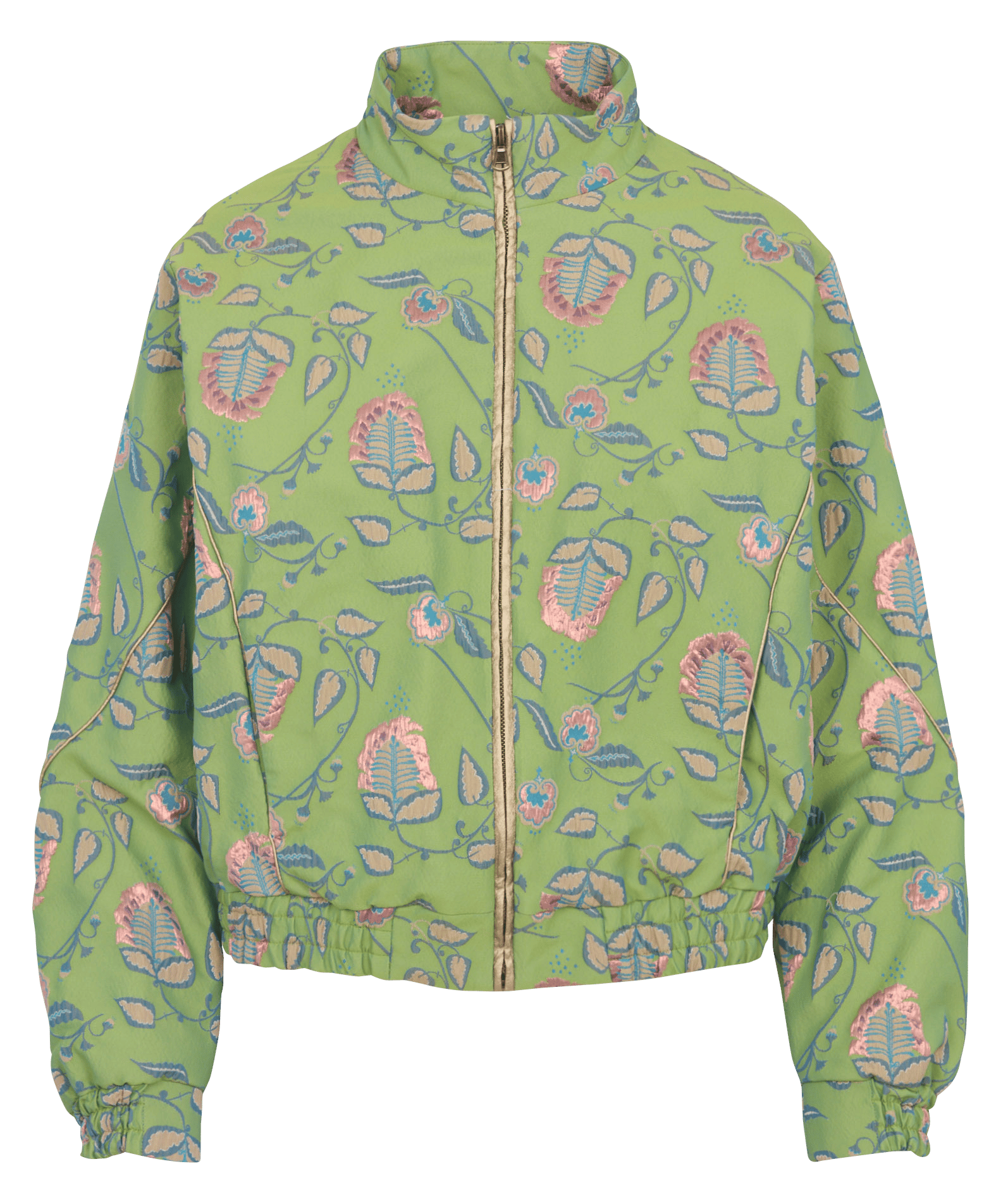 Bestickte Bomberjacke mit Stehkragen COTELAC Grun