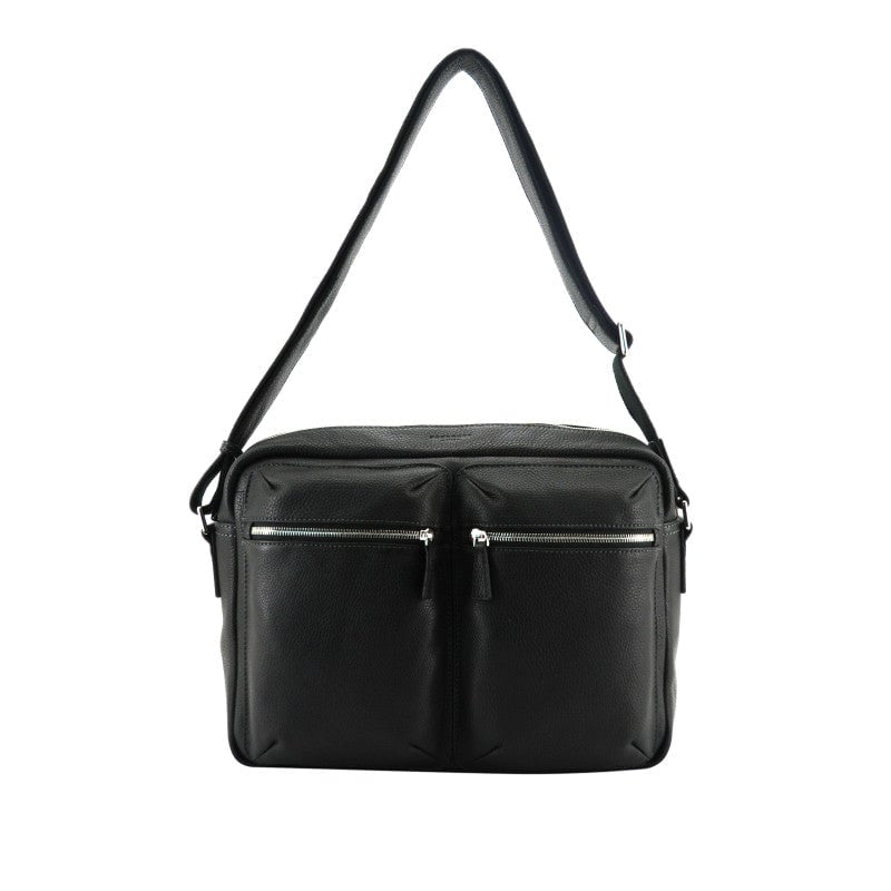 Calfskin leather shoulder bag POURCHET