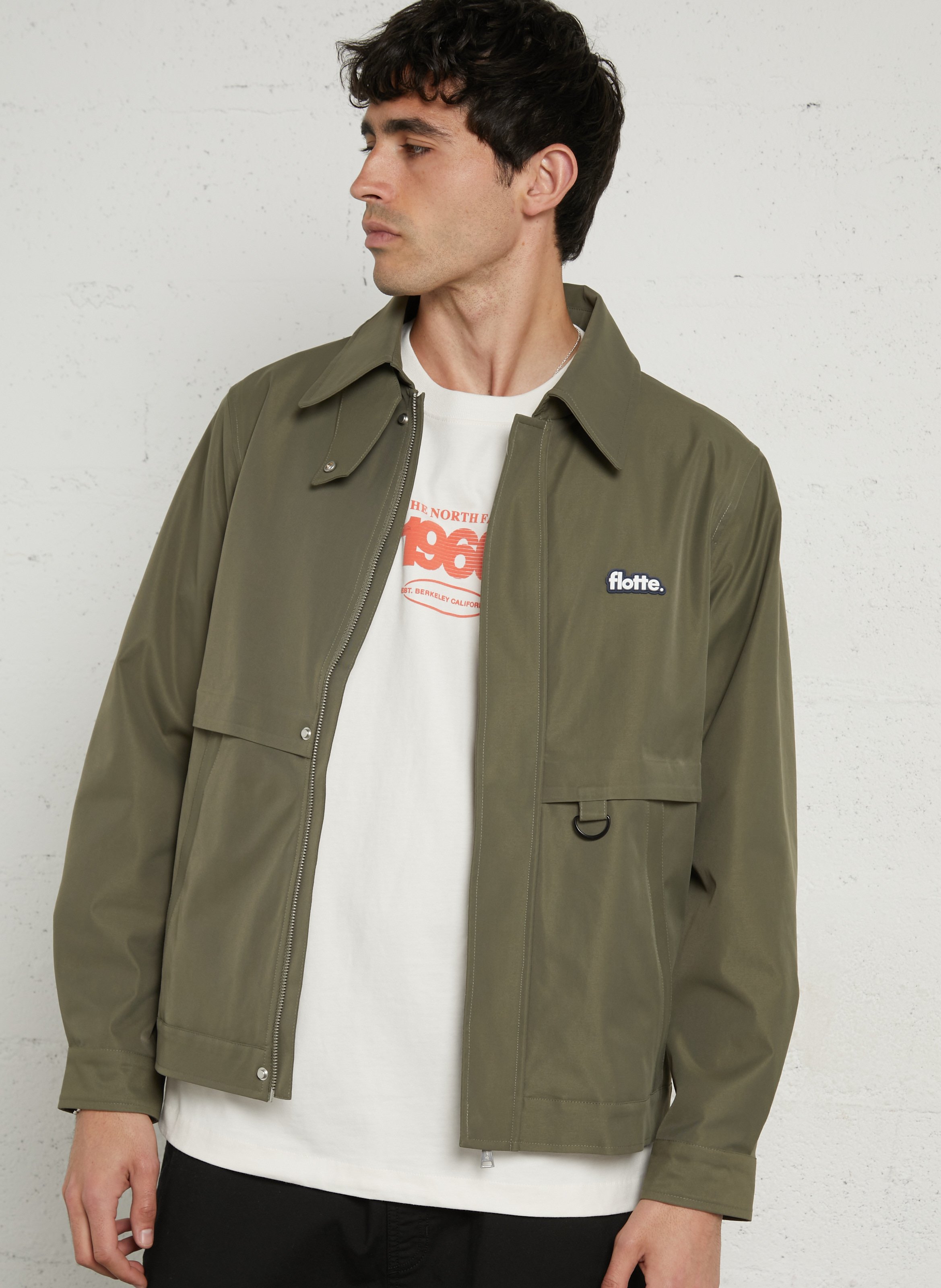 Klassischer wasserdichter Mantel FLOTTE Grun