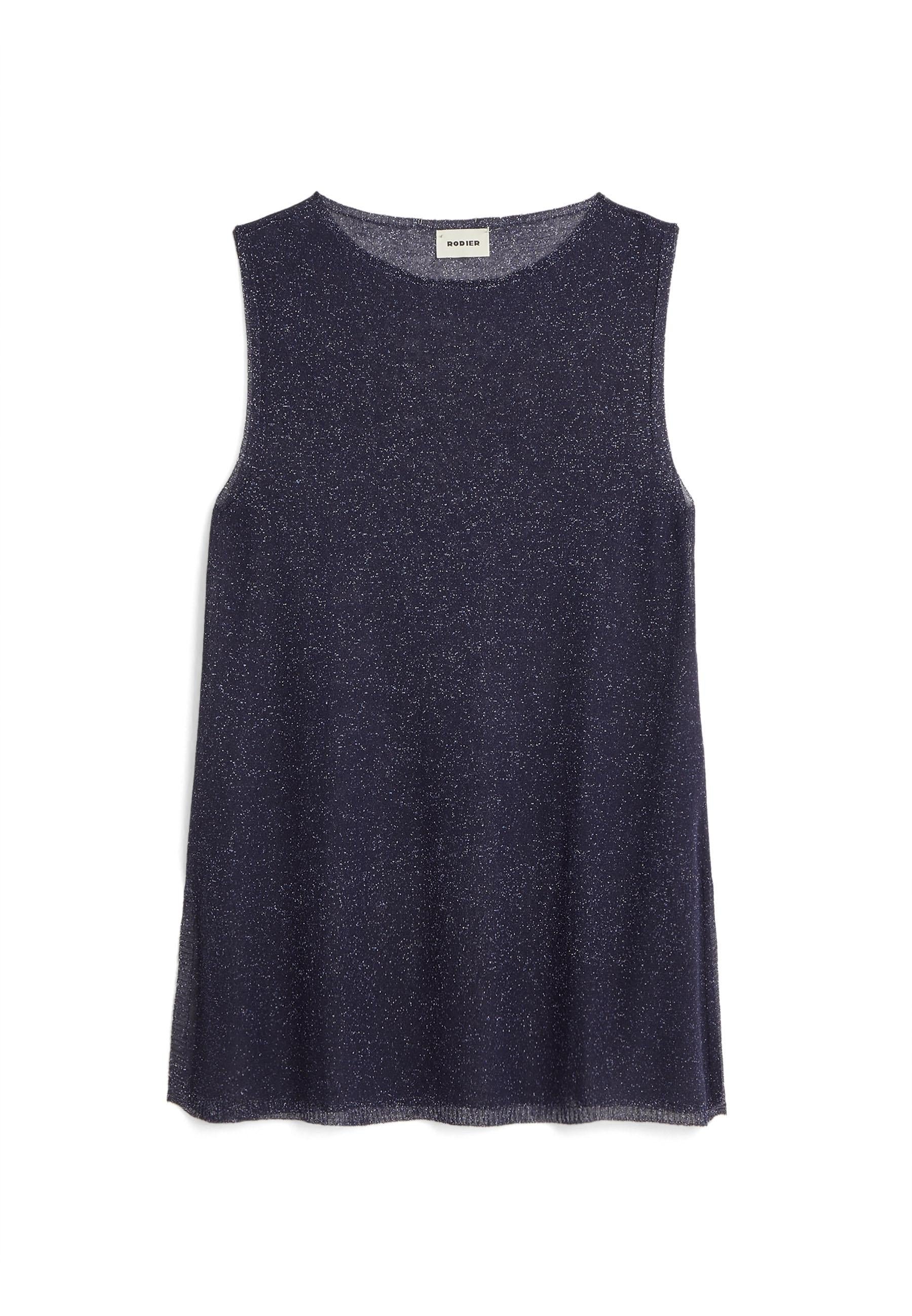 Lurex knit top RODIER Blue