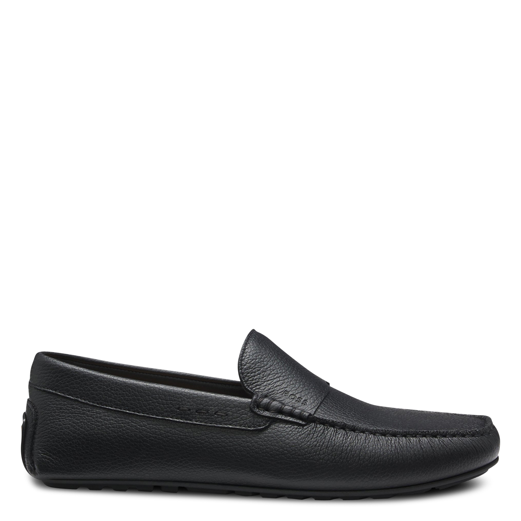Leather loafers BOSS Black