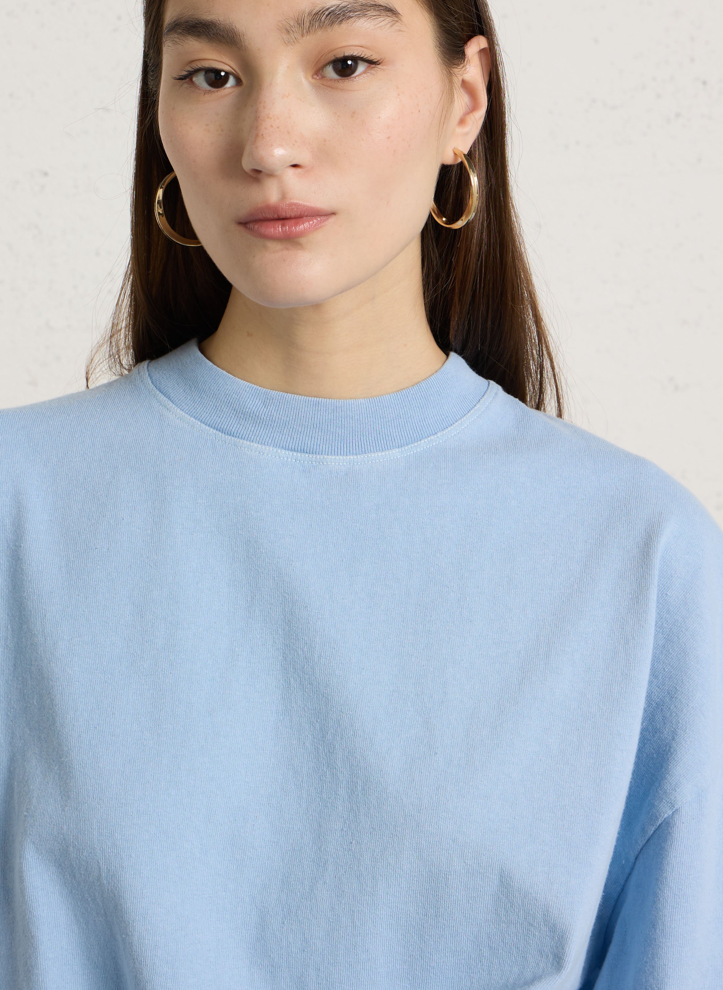Loose-fit cotton T-shirt AMERICAN VINTAGE Blue