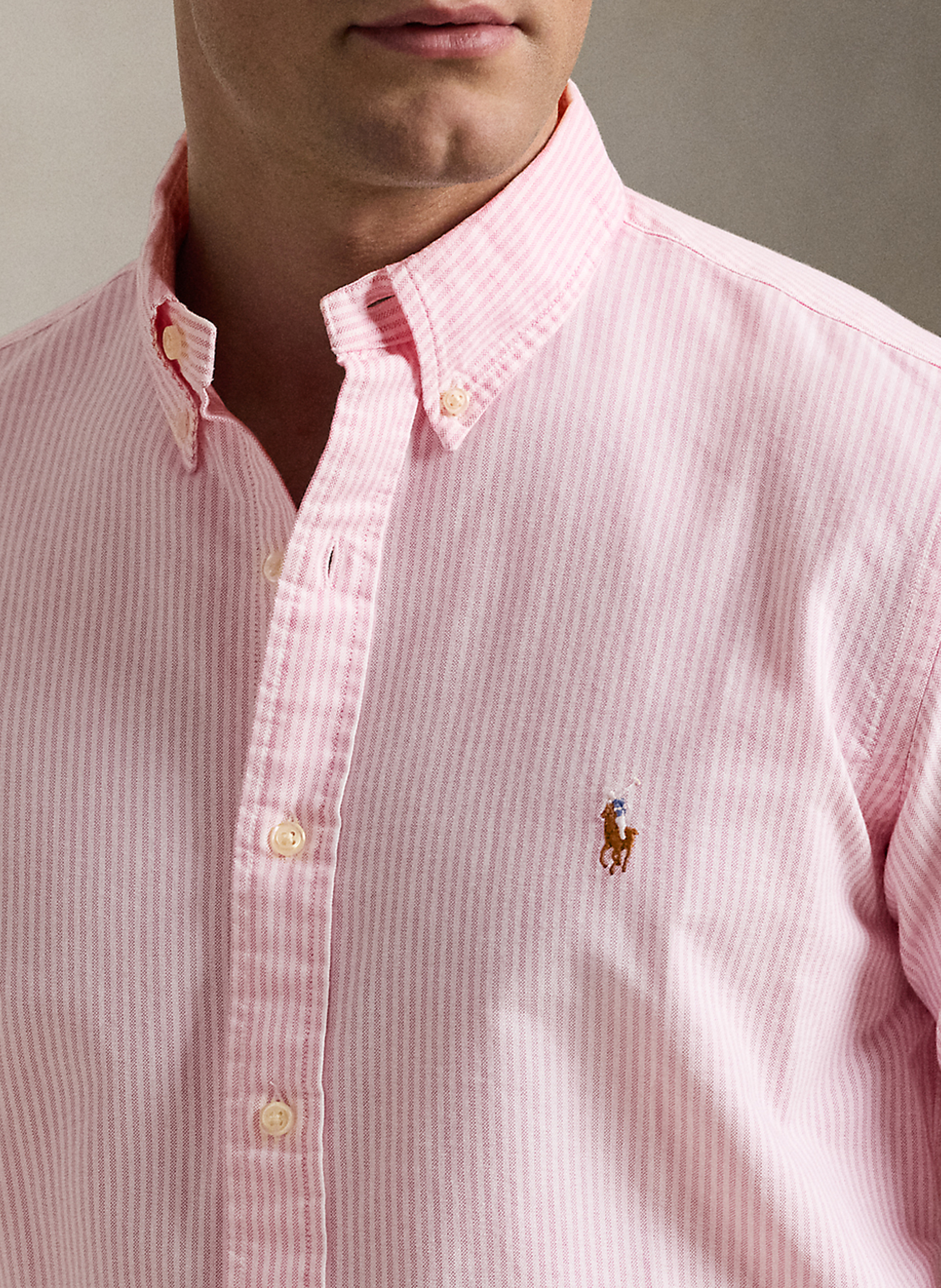 Baumwollhemd mit Print  POLO RALPH LAUREN Rosa