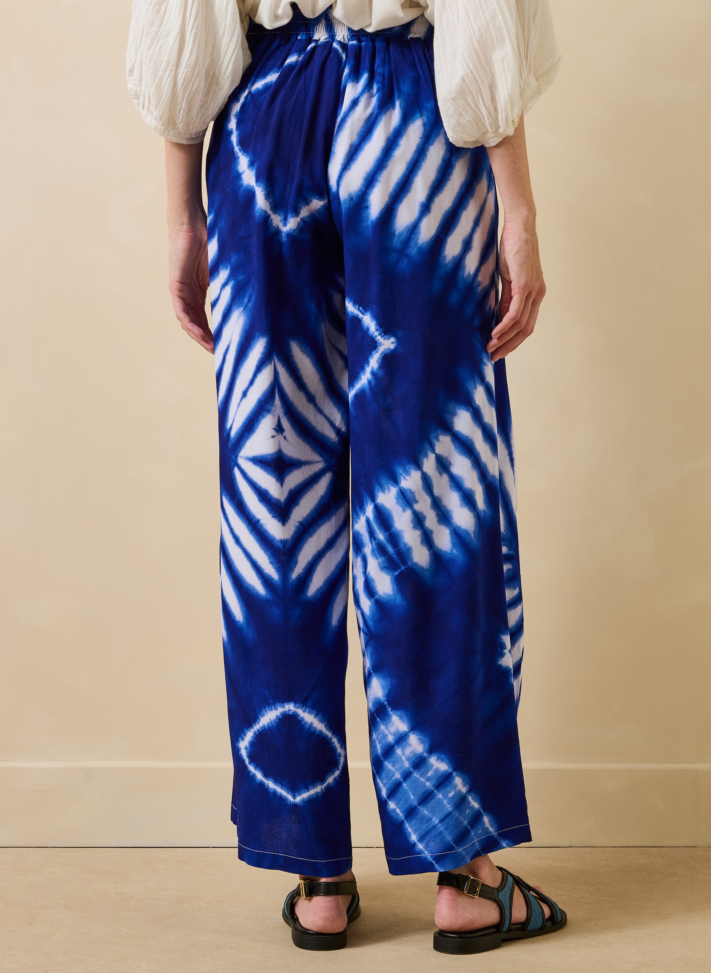 Pantalon large  LA FEE MARABOUTEE Bleu