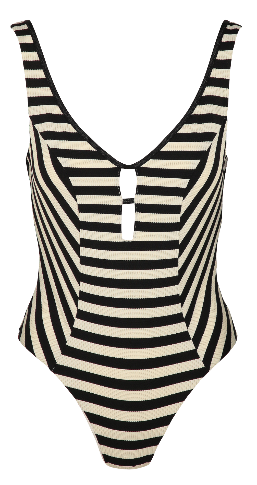 Maillot de bain 1 pièce imprimé LA NOUVELLE Noir