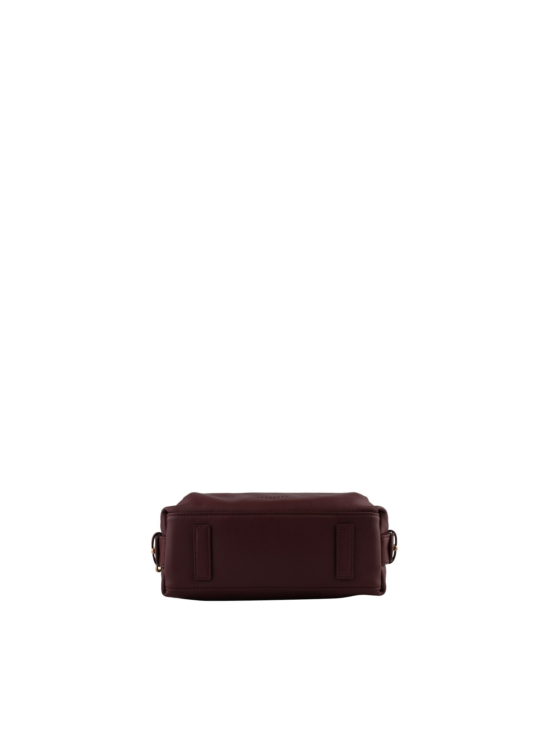 Sac porté épaule en cuir de vachette POURCHET Rouge