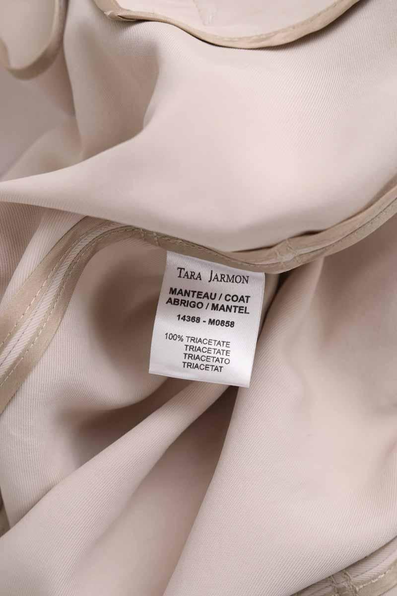 Trench coat TARA JARMON - Seconde Main Beige