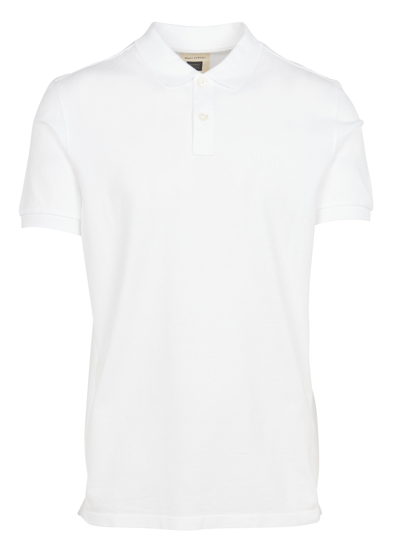 Polo regular-fit brodé en coton piqué MARC O'POLO Blanc