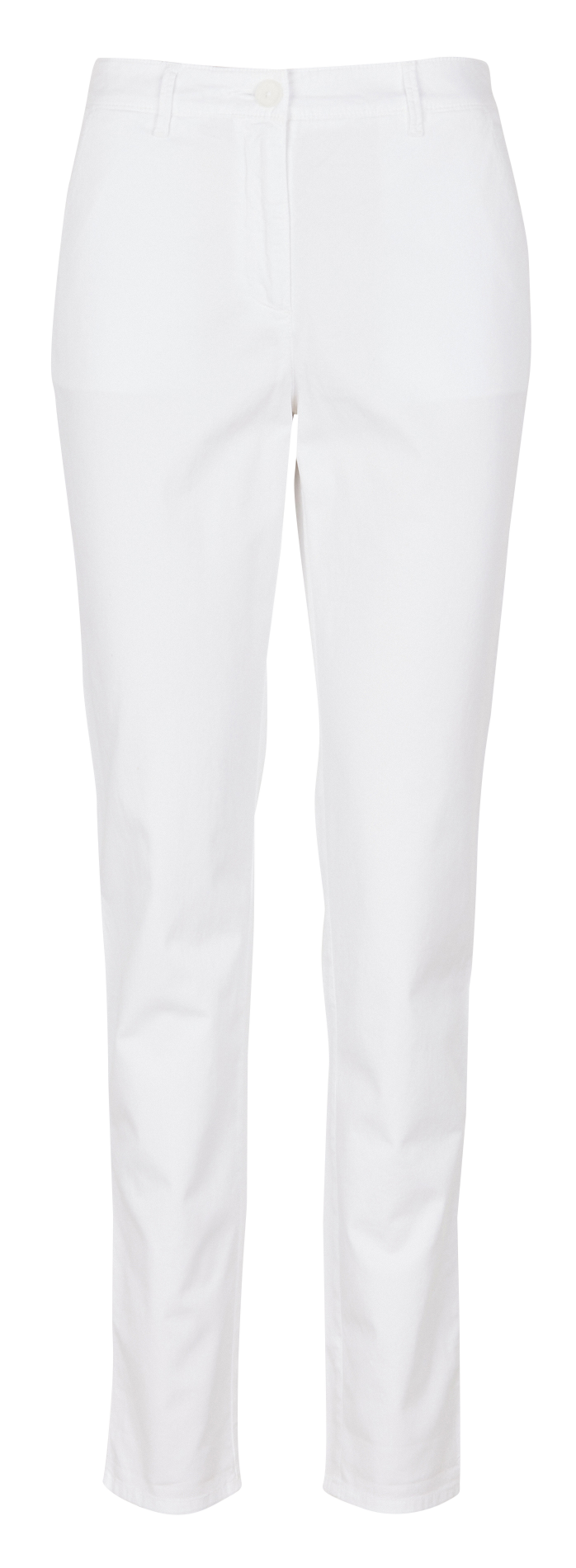Pantalon chino en coton mélangé CAROLL Blanc