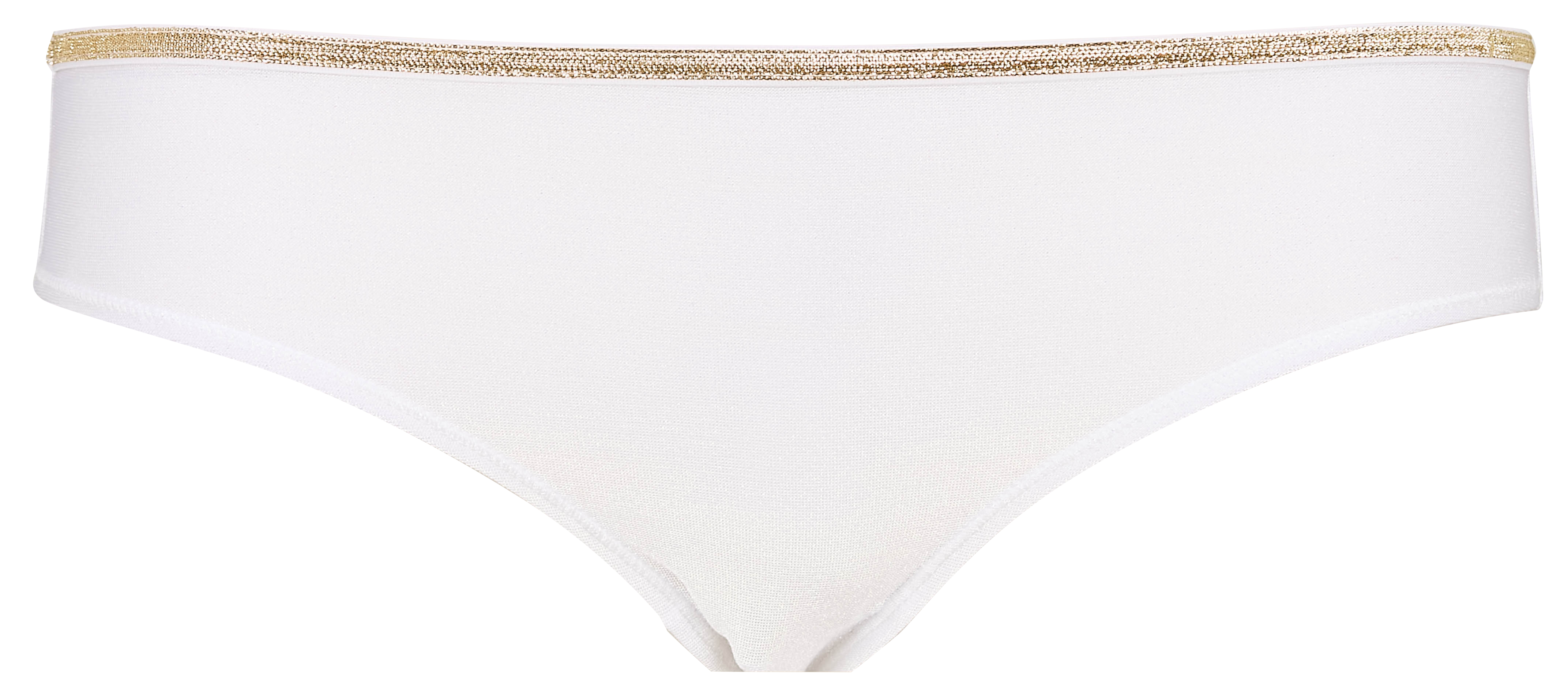 Tanga pailleté LA NOUVELLE Blanc