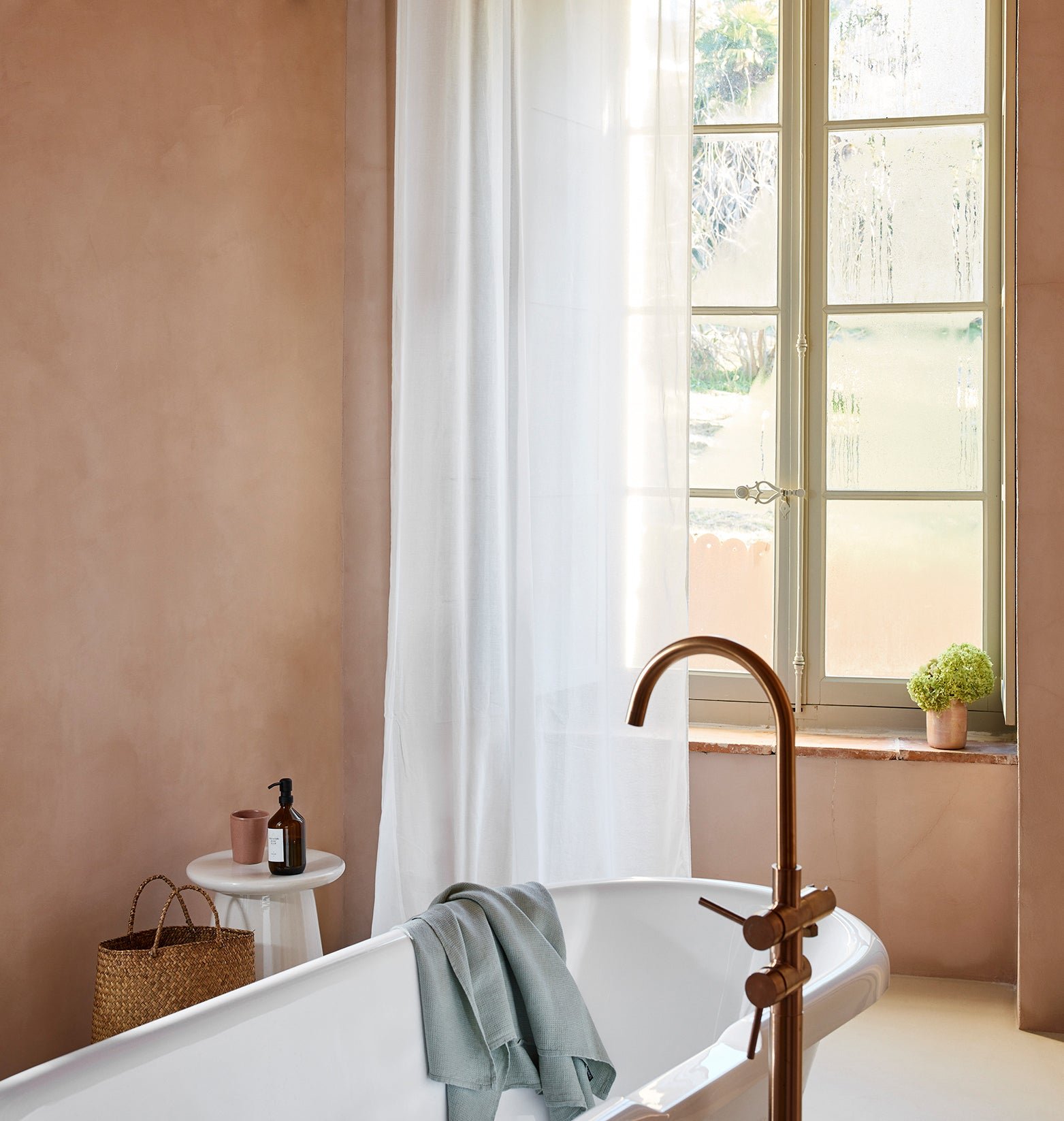 KEA - Cotton net curtain with eyelets MADURA White