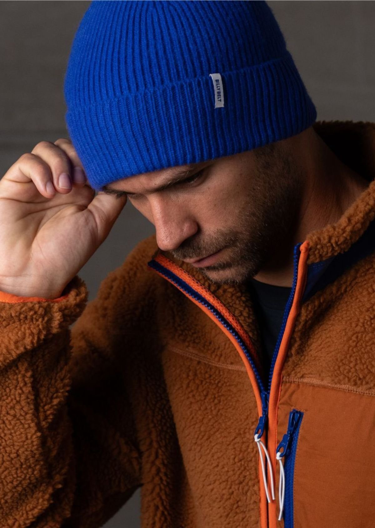 Lamb's wool beanie BILLYBELT Blue