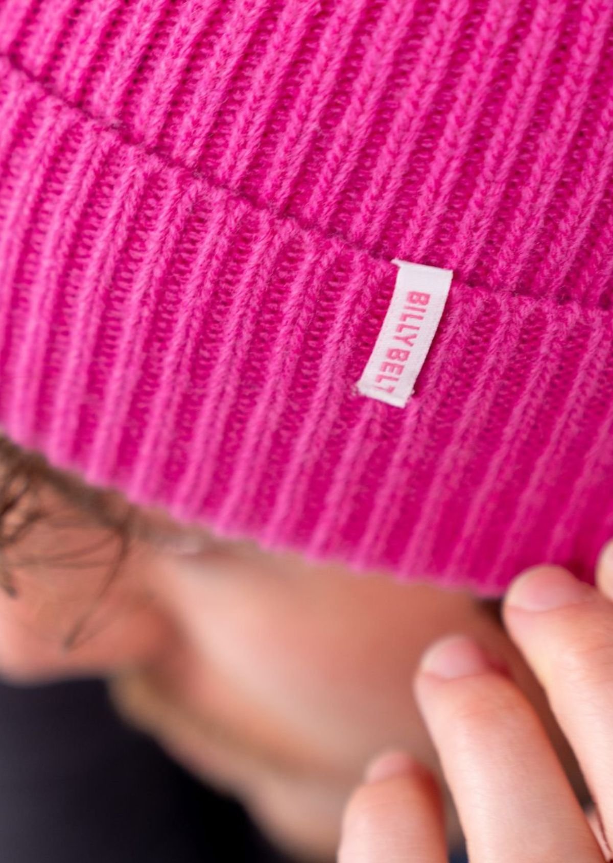 Lamb's wool beanie BILLYBELT Pink