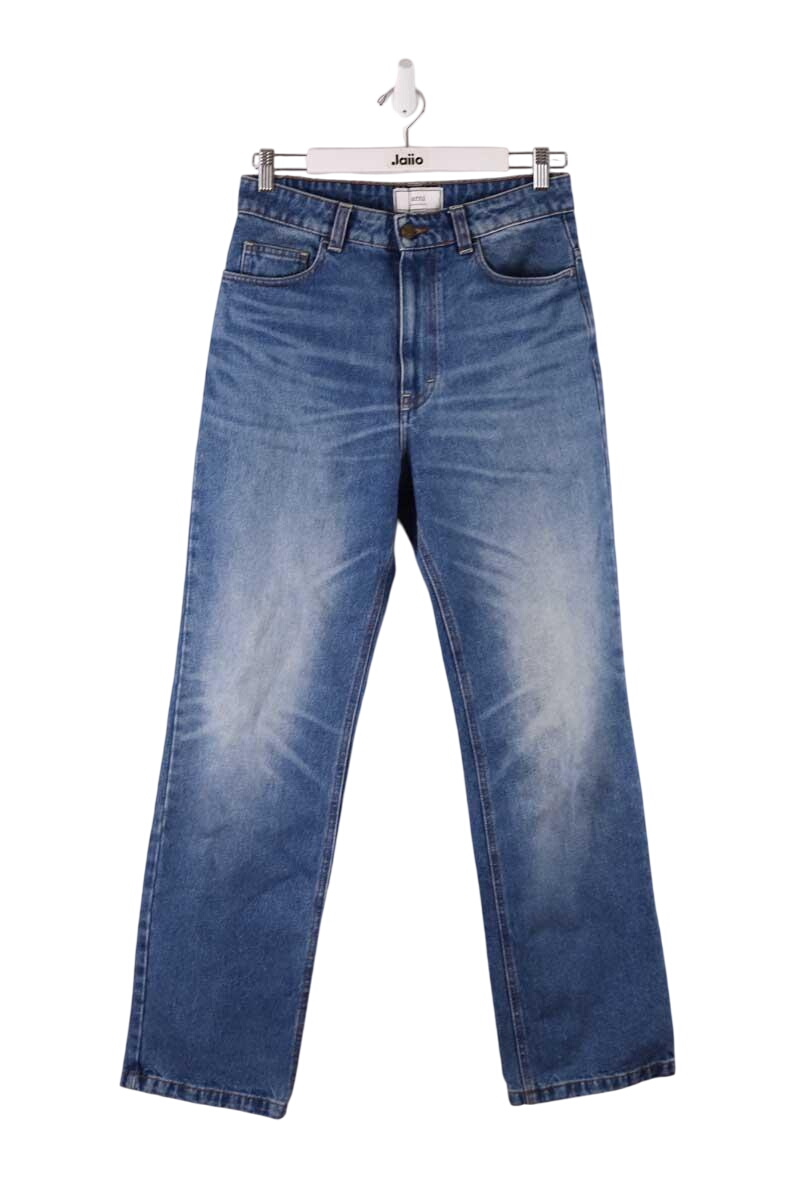 Cotton jeans AMI PARIS - Seconde Main Blue