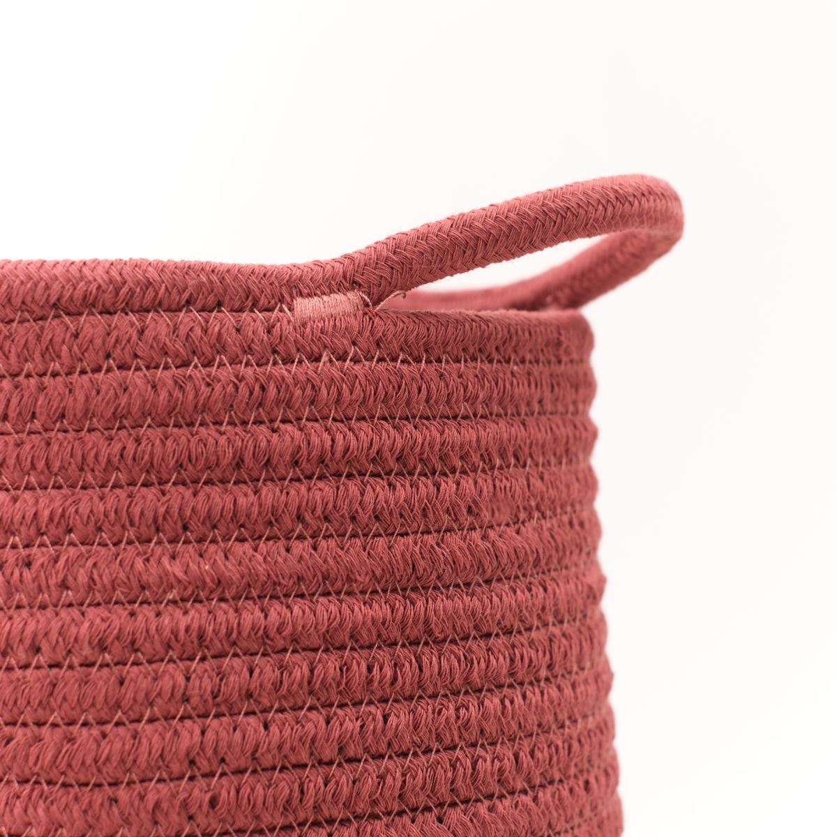 Panier long en coton FACTORY Rouge