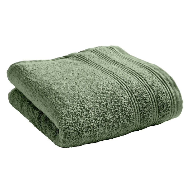 100% combed cotton hand towel COTON PUR Green
