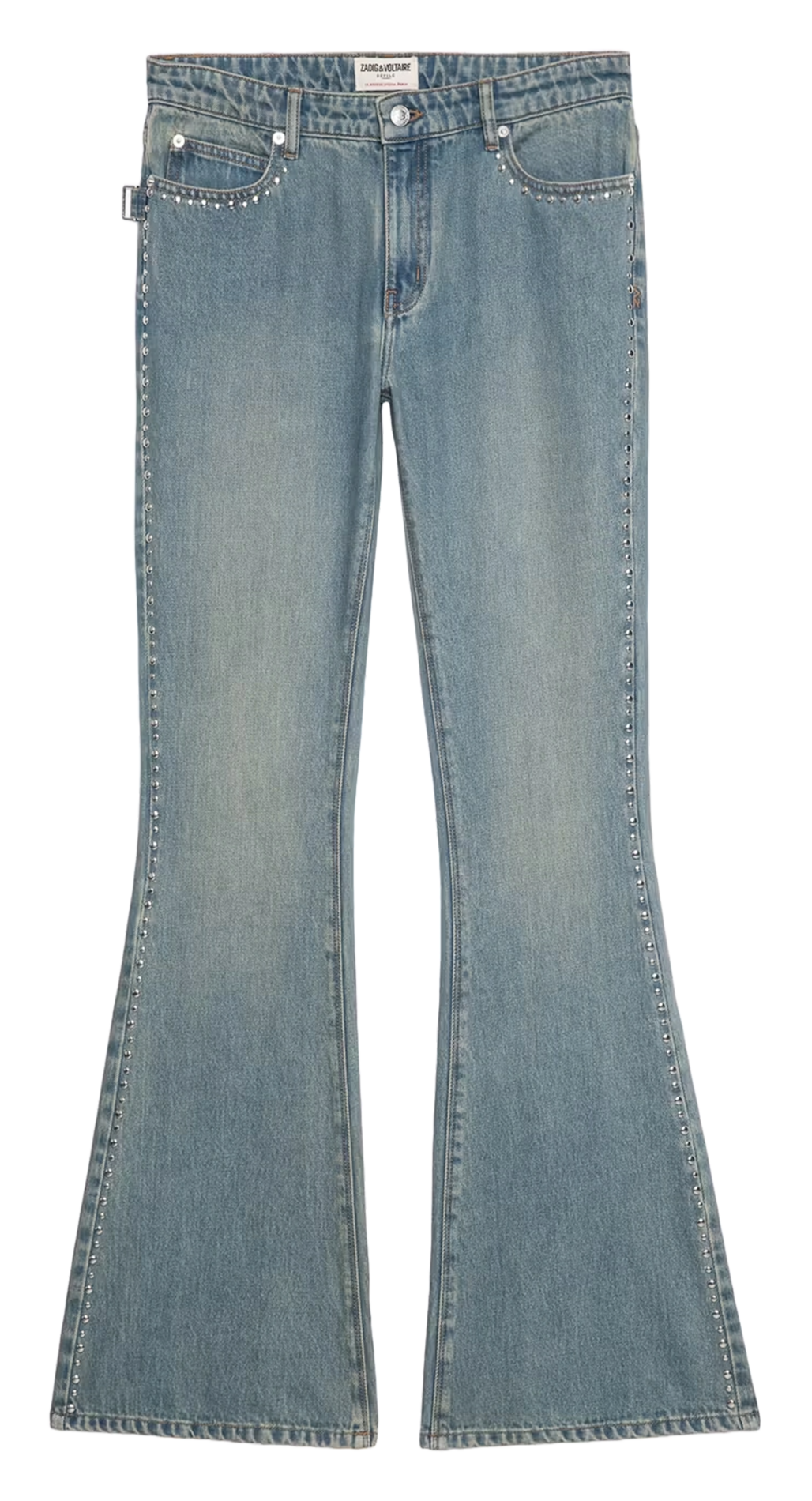 Jean bootcut en coton ZADIG&VOLTAIRE Bleu