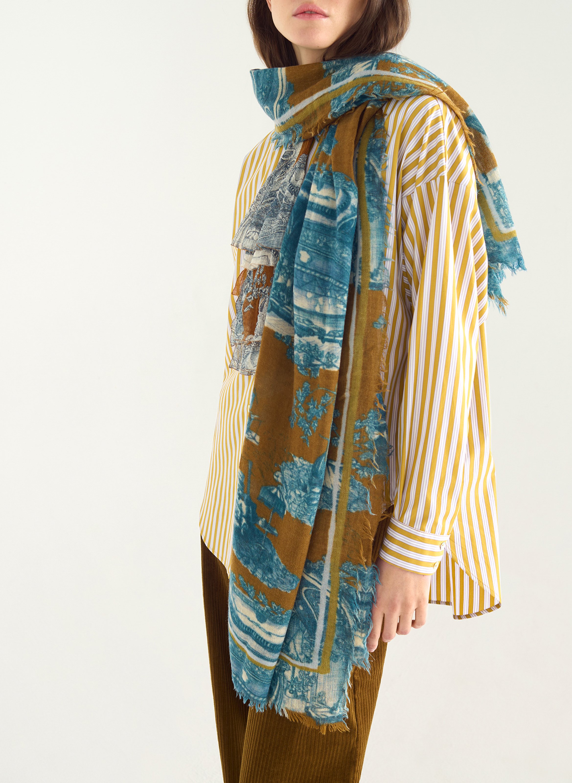 Foulard en laine COTELAC Jaune