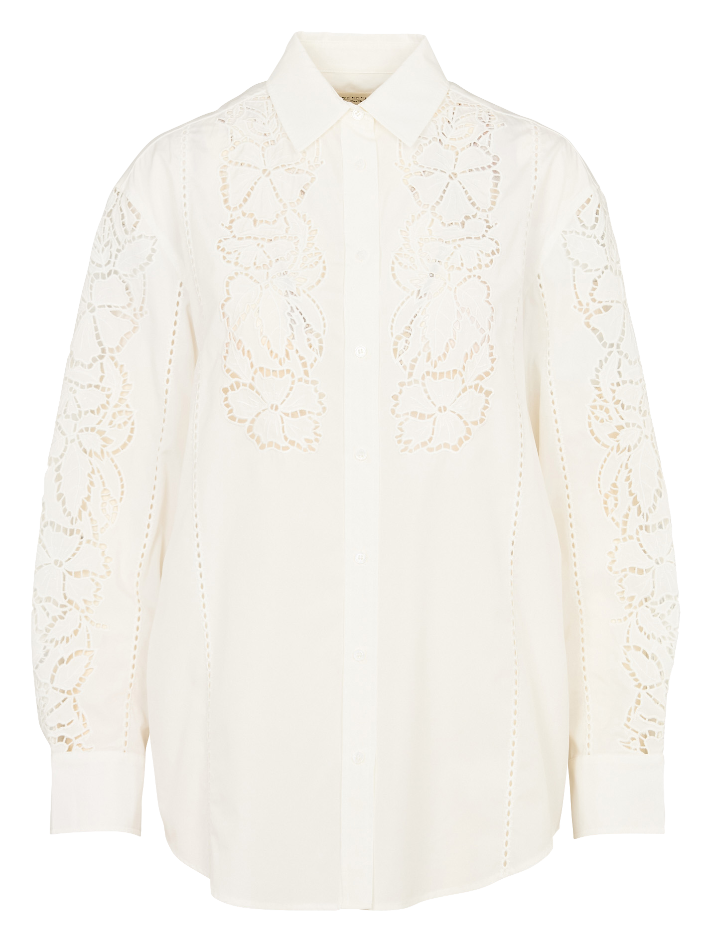 Chemise ample col classique en coton MAX MARA WEEK END Blanc