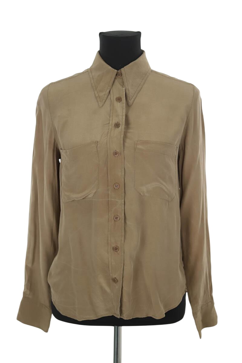 Daniel silk shirt LAURENCE BRAS - Seconde Main Khaki