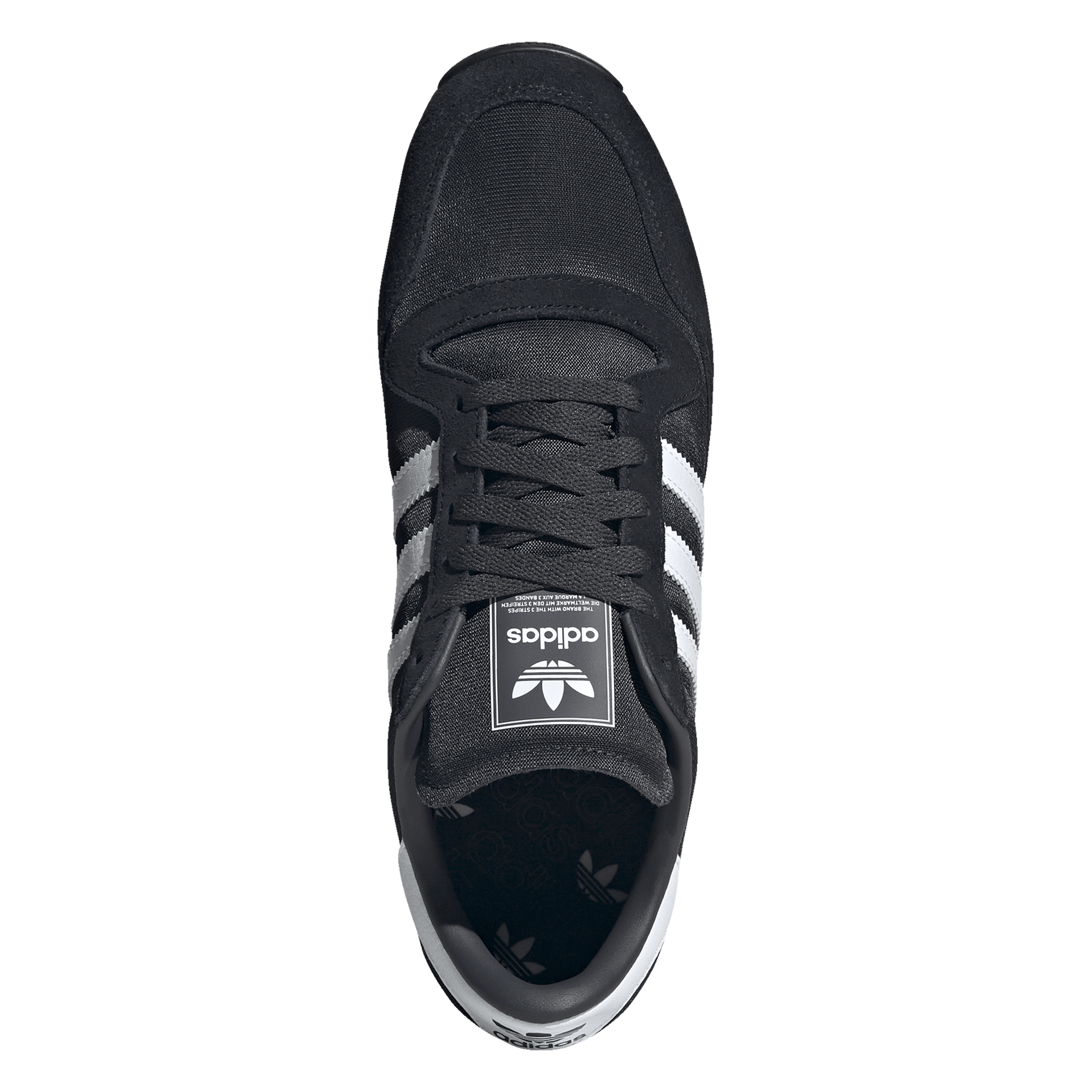 Baskets basses en toile ADIDAS Noir