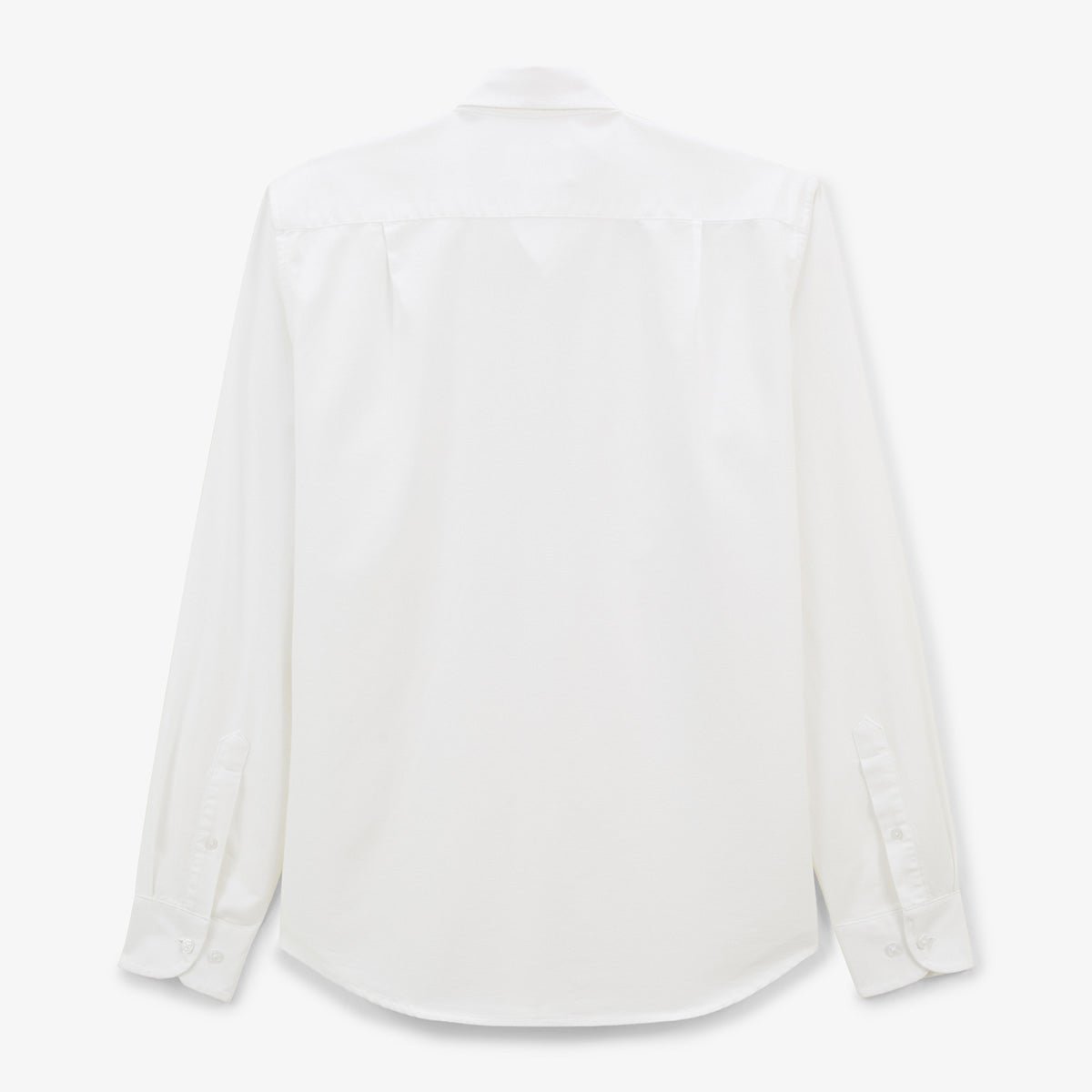 Long-sleeve solid oxford shirt SERGE BLANCO White