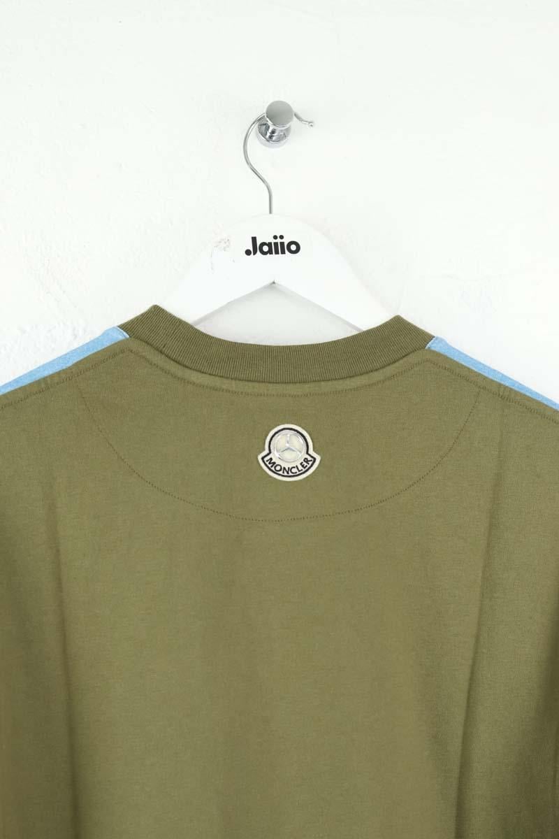 Cotton T-shirt MONCLER - Seconde Main Khaki