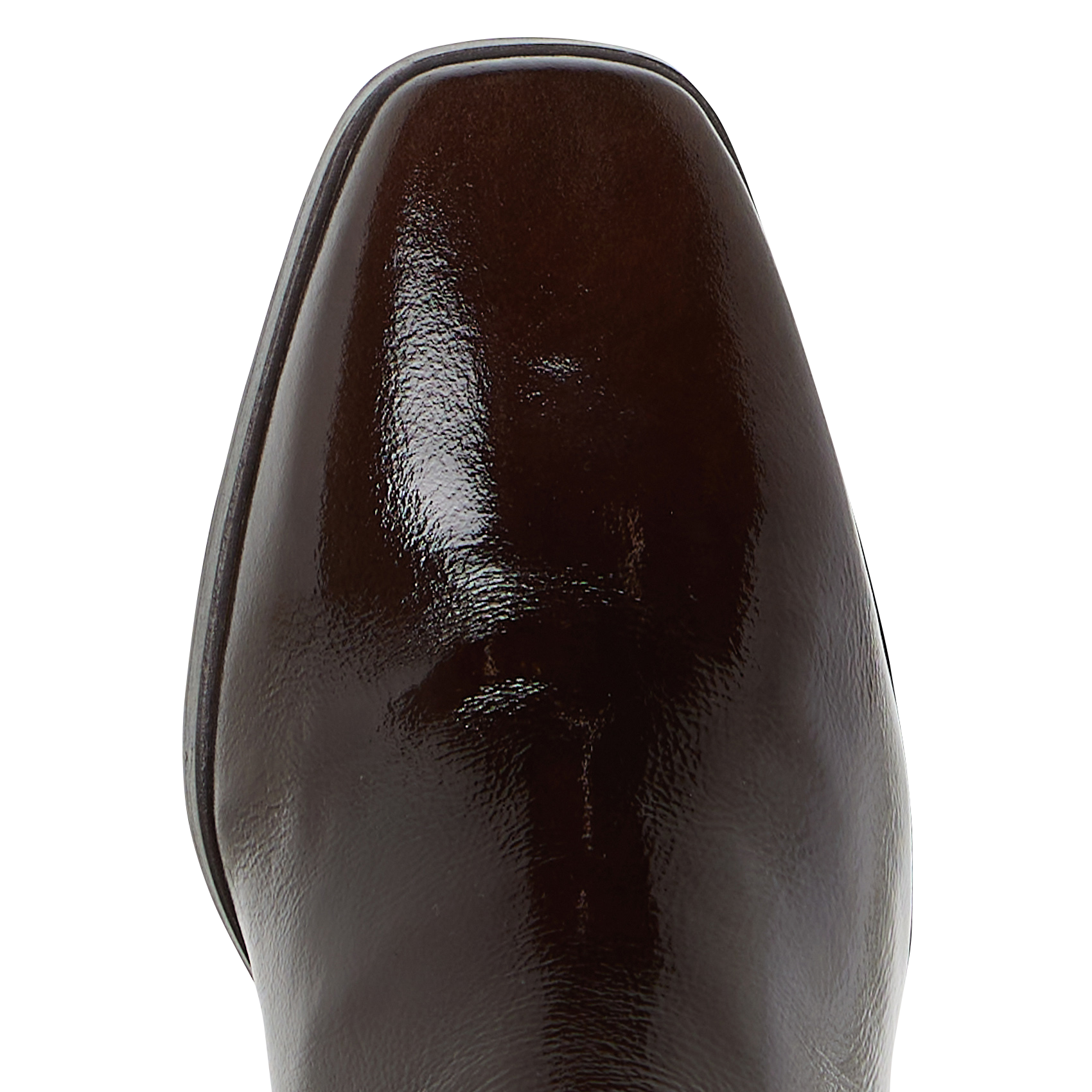 Bottines à talons  en cuir RIVECOUR Marron