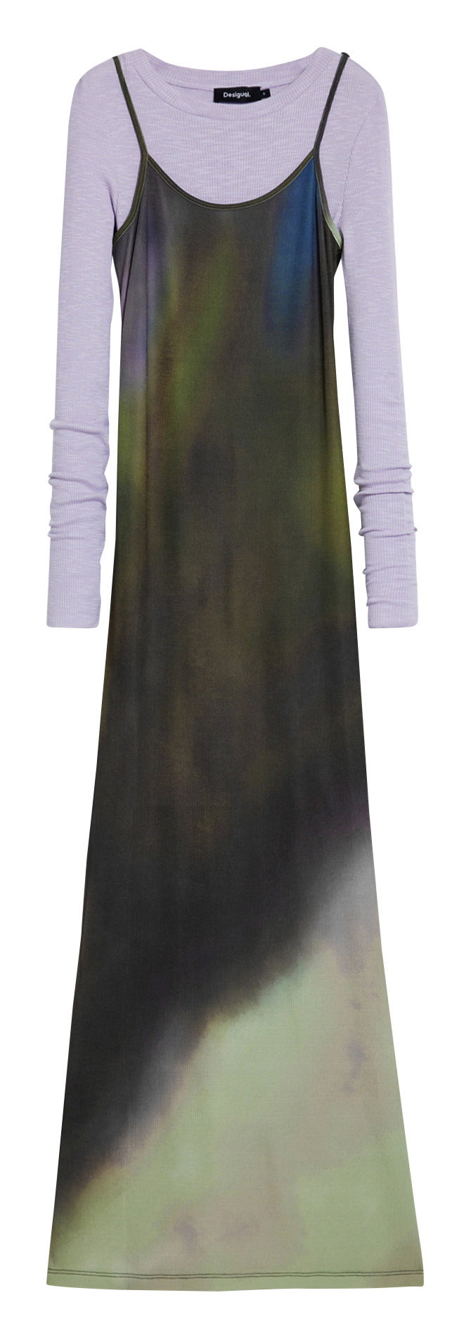 Robe 2 en 1 t-shirt imprimée DESIGUAL Rouge