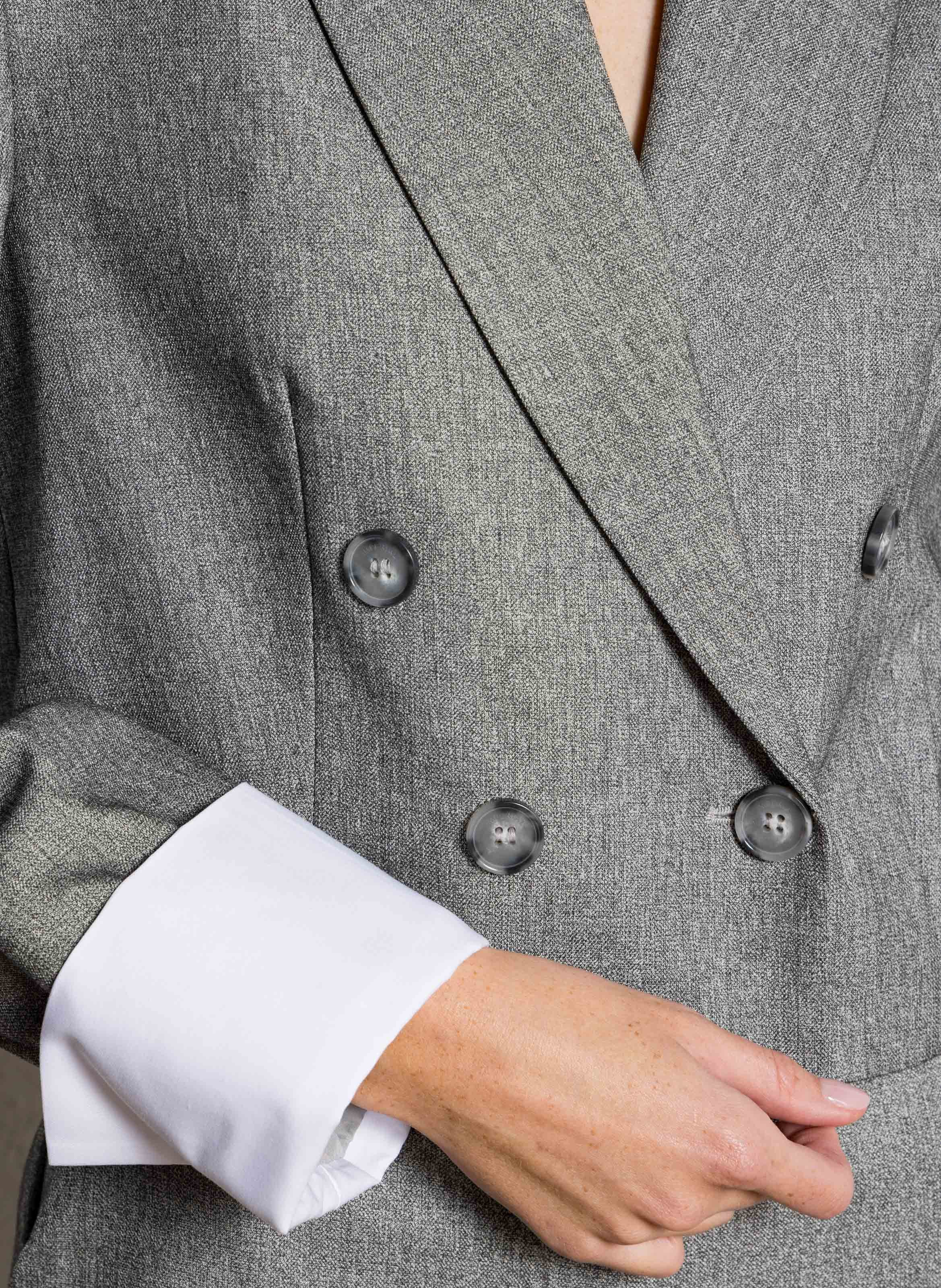 Cropped suit jacket IMPERIAL Grey