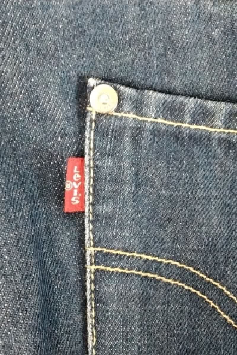 Straight cotton-blend pants LEVI'S - Seconde main Blue