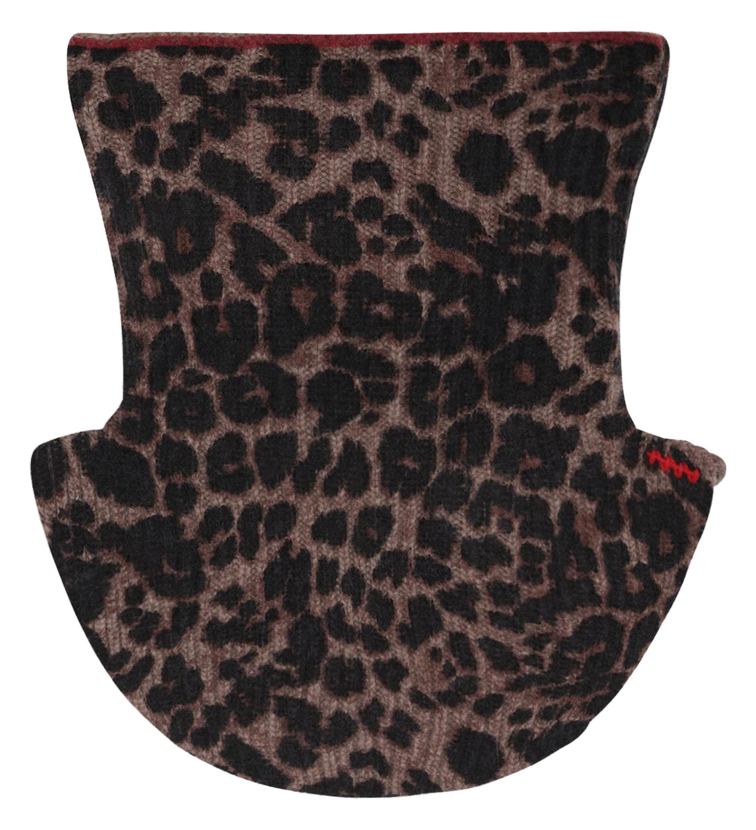 Afneembare col van kasjmier met motiefje KOON