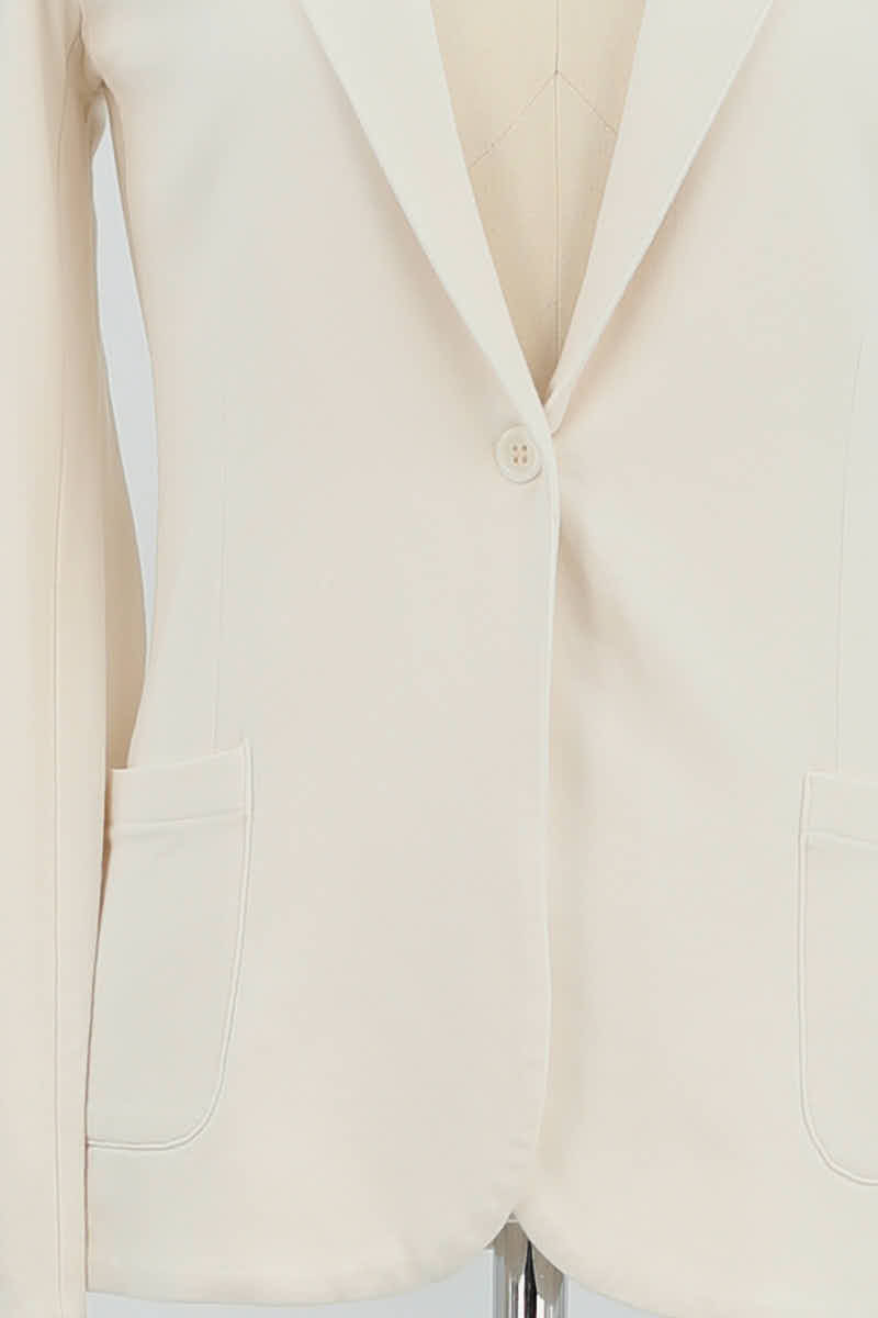 Blazer MAJESTIC FILATURES - SECONDE MAIN Beige