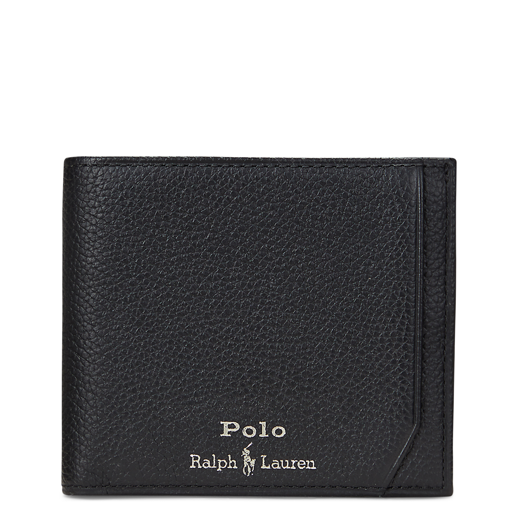 Portefeuille en cuir grainé POLO RALPH LAUREN Noir