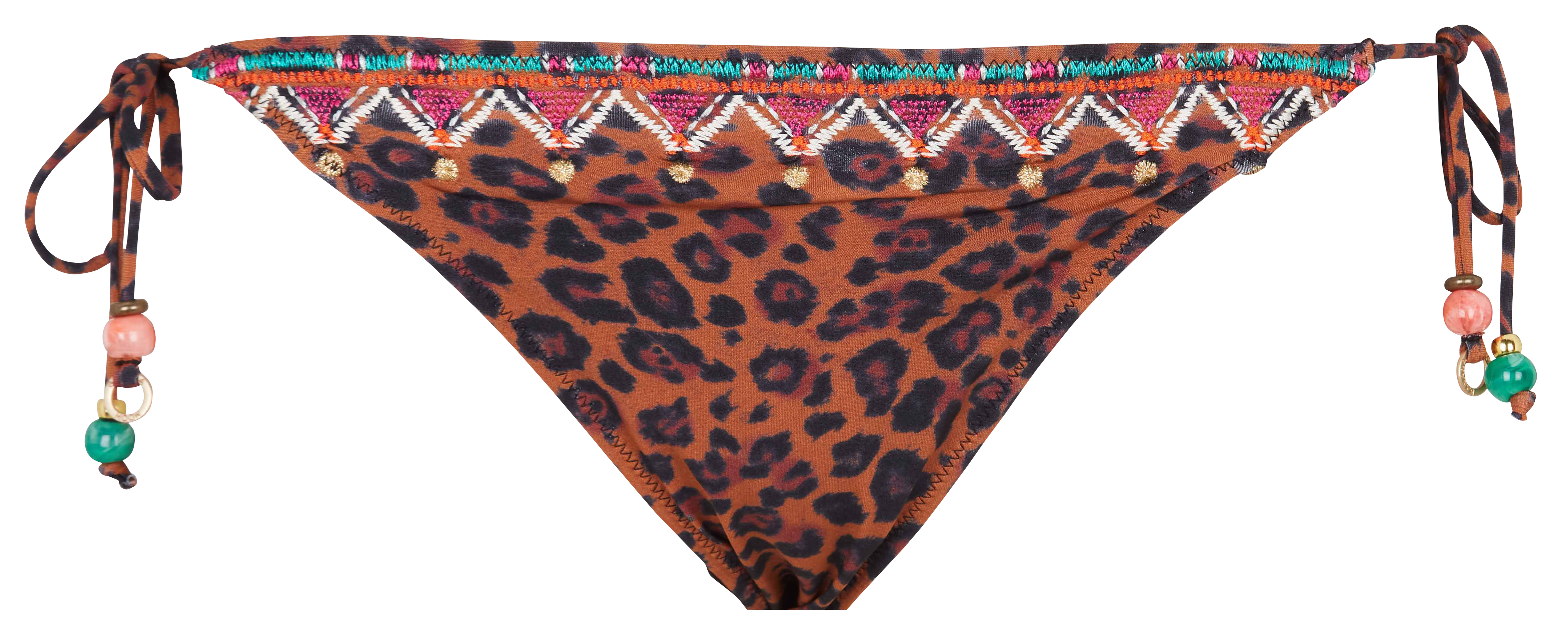 Bas de bikini imprimé BANANA MOON Marron