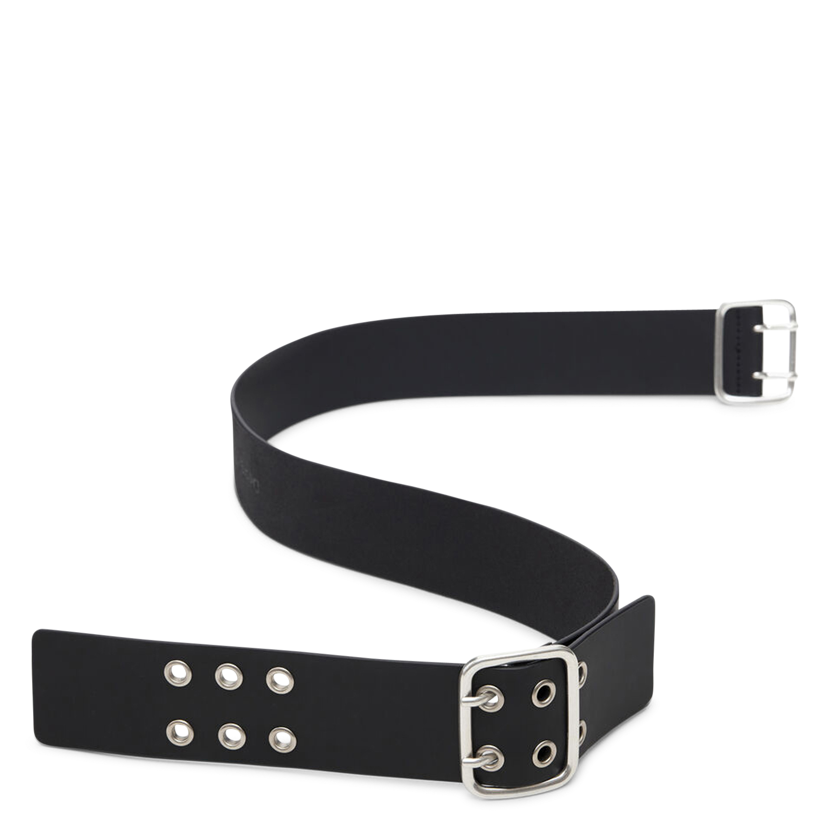 Ceinture à boucle en cuir DESIGUAL Noir