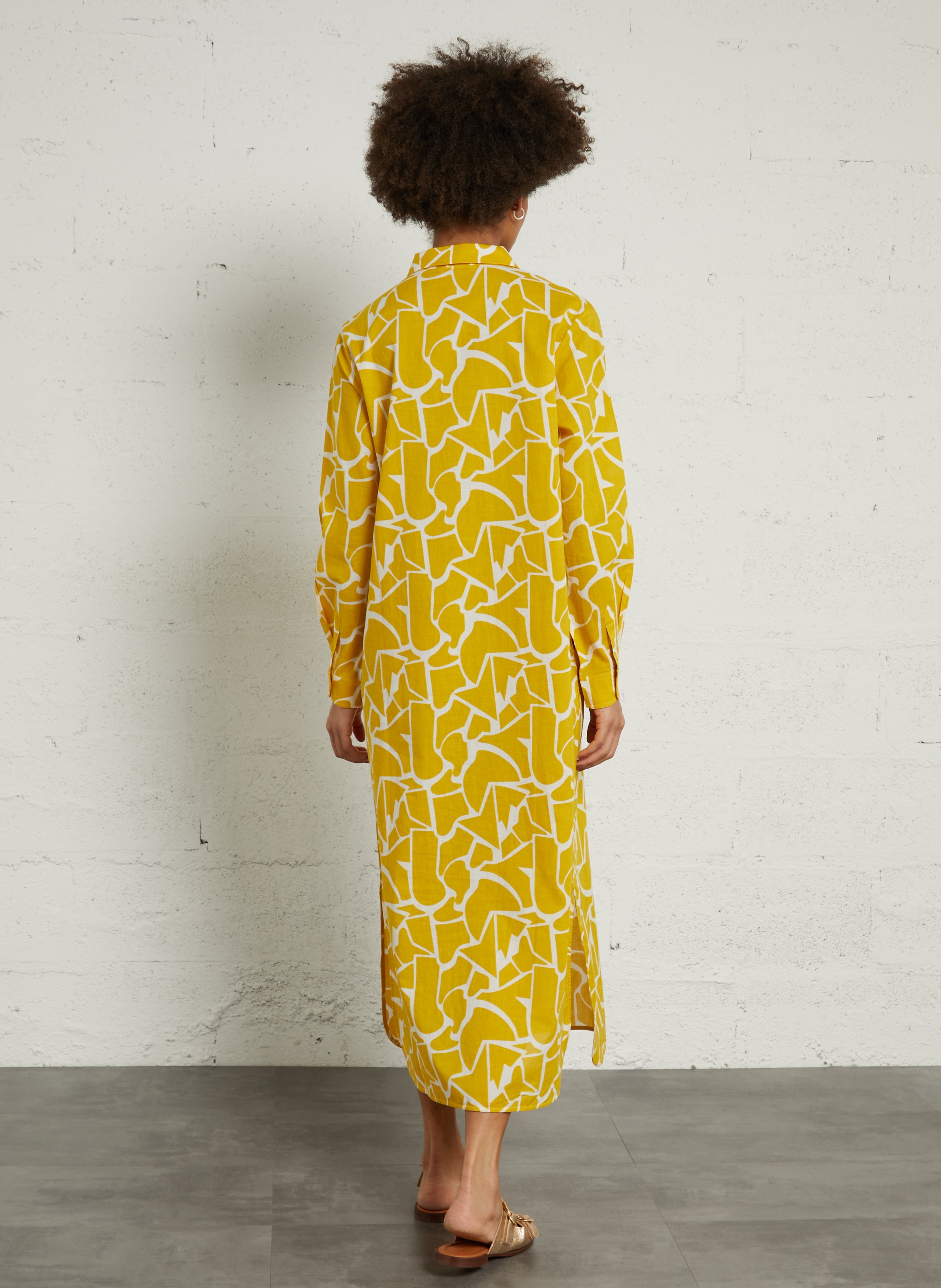 Sandales plates en cuir MELLOW YELLOW Doré