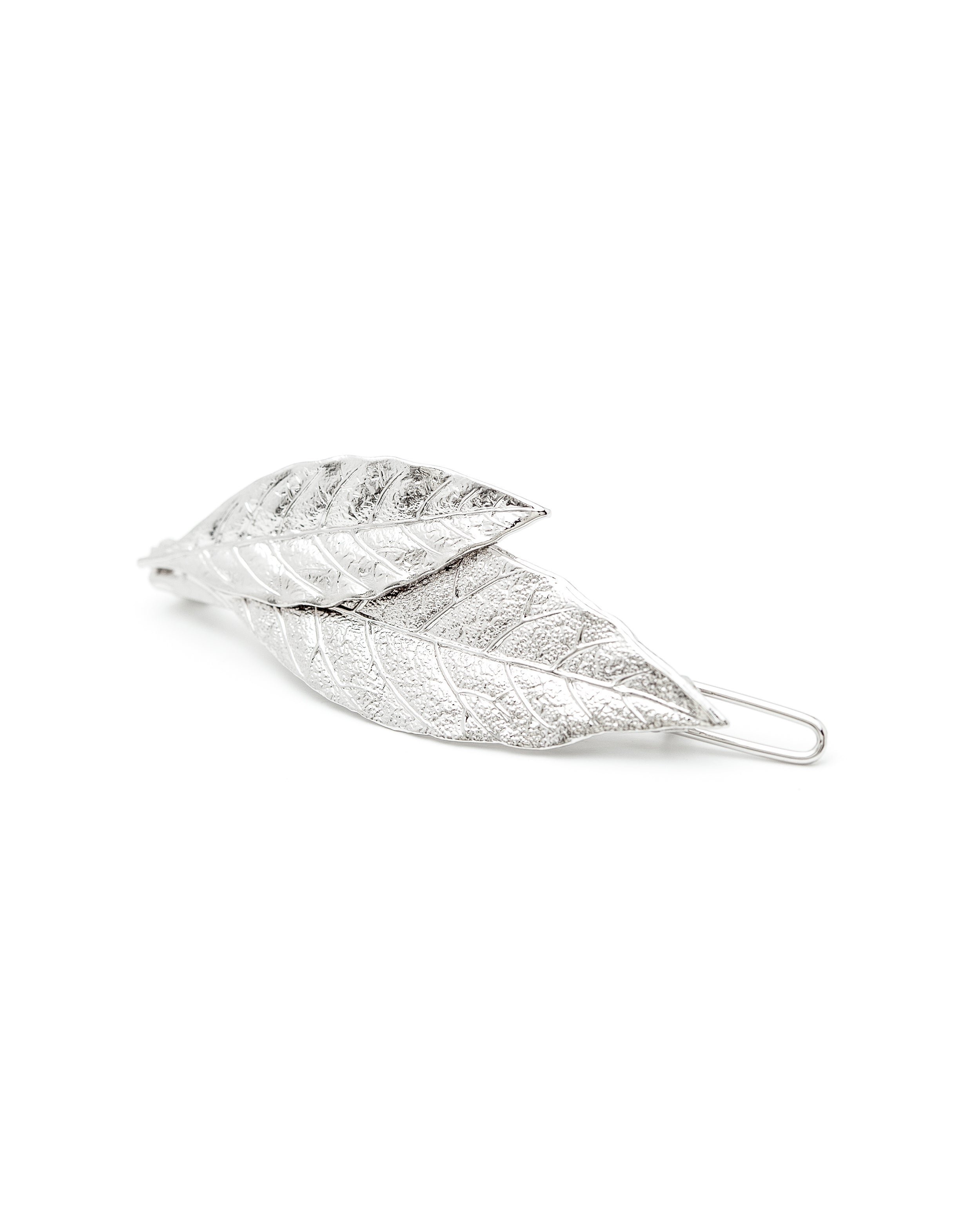 Gold-plated leaf hair clip MONSIEUR SIMONE