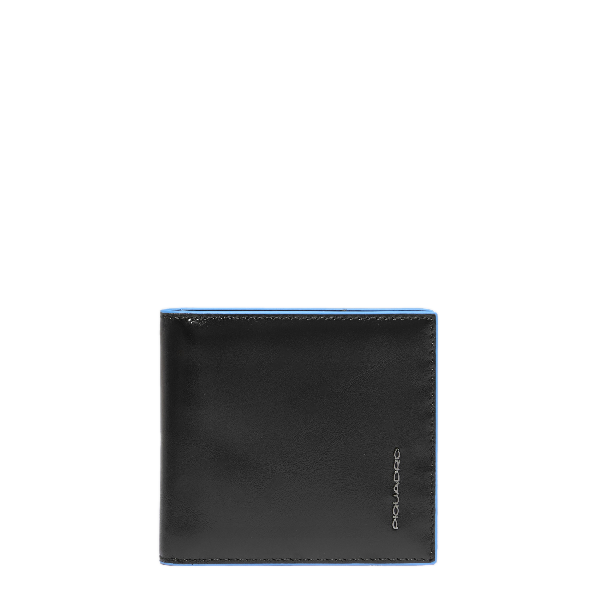 Men's wallet with money clip PIQUADRO Black