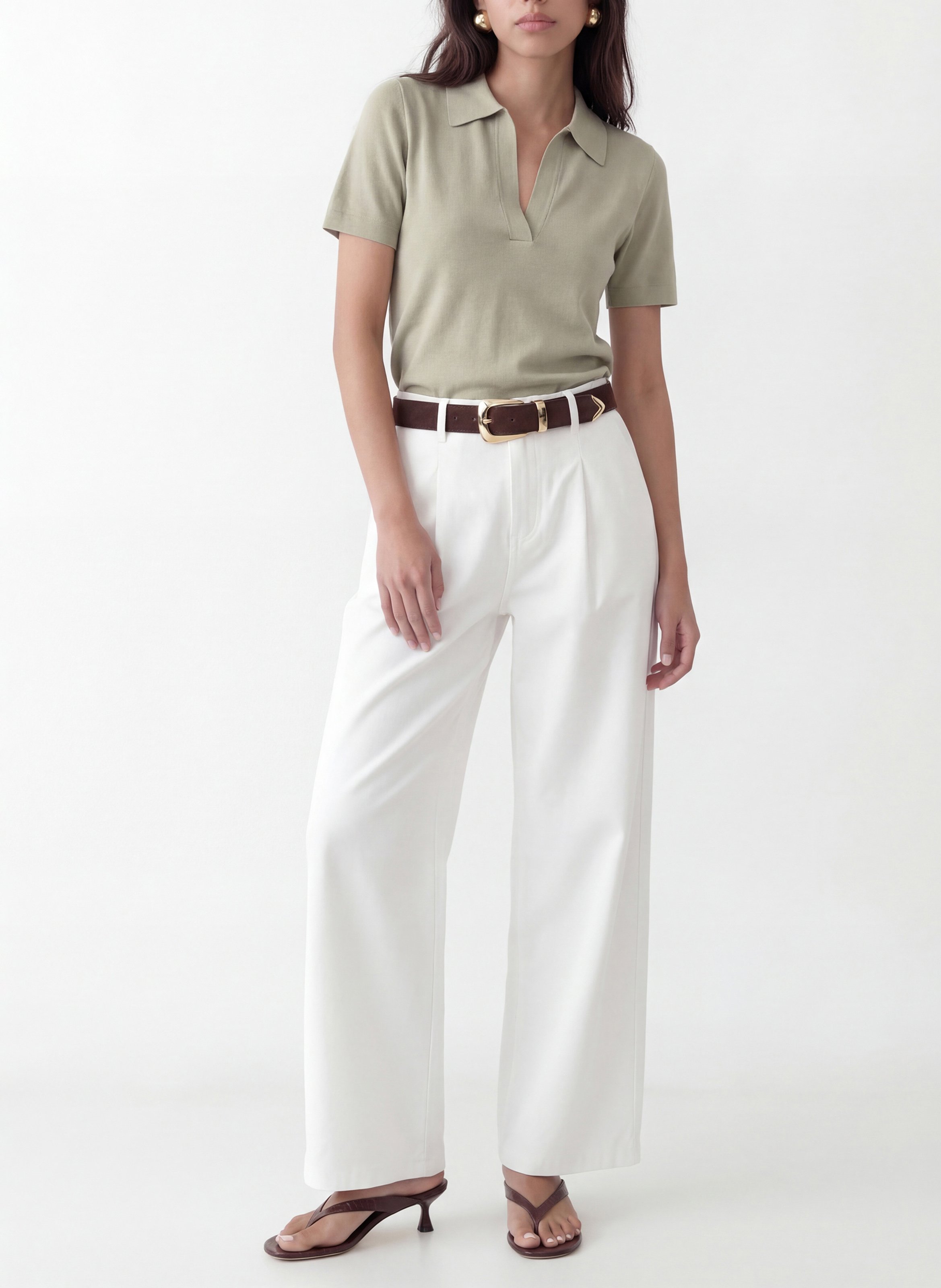 Polo droit KOOKAI Vert