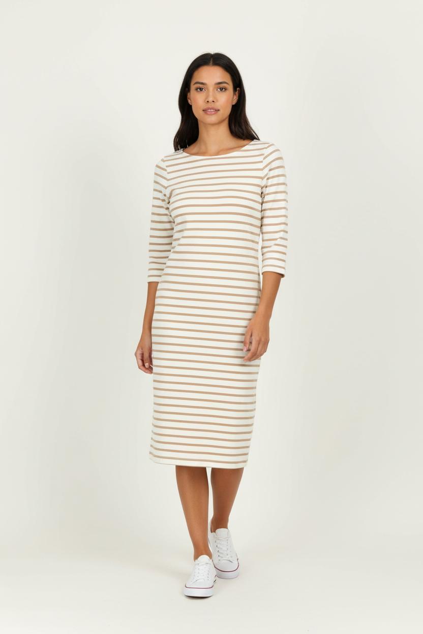 Robe courte & midi GANNI - Seconde Main Beige