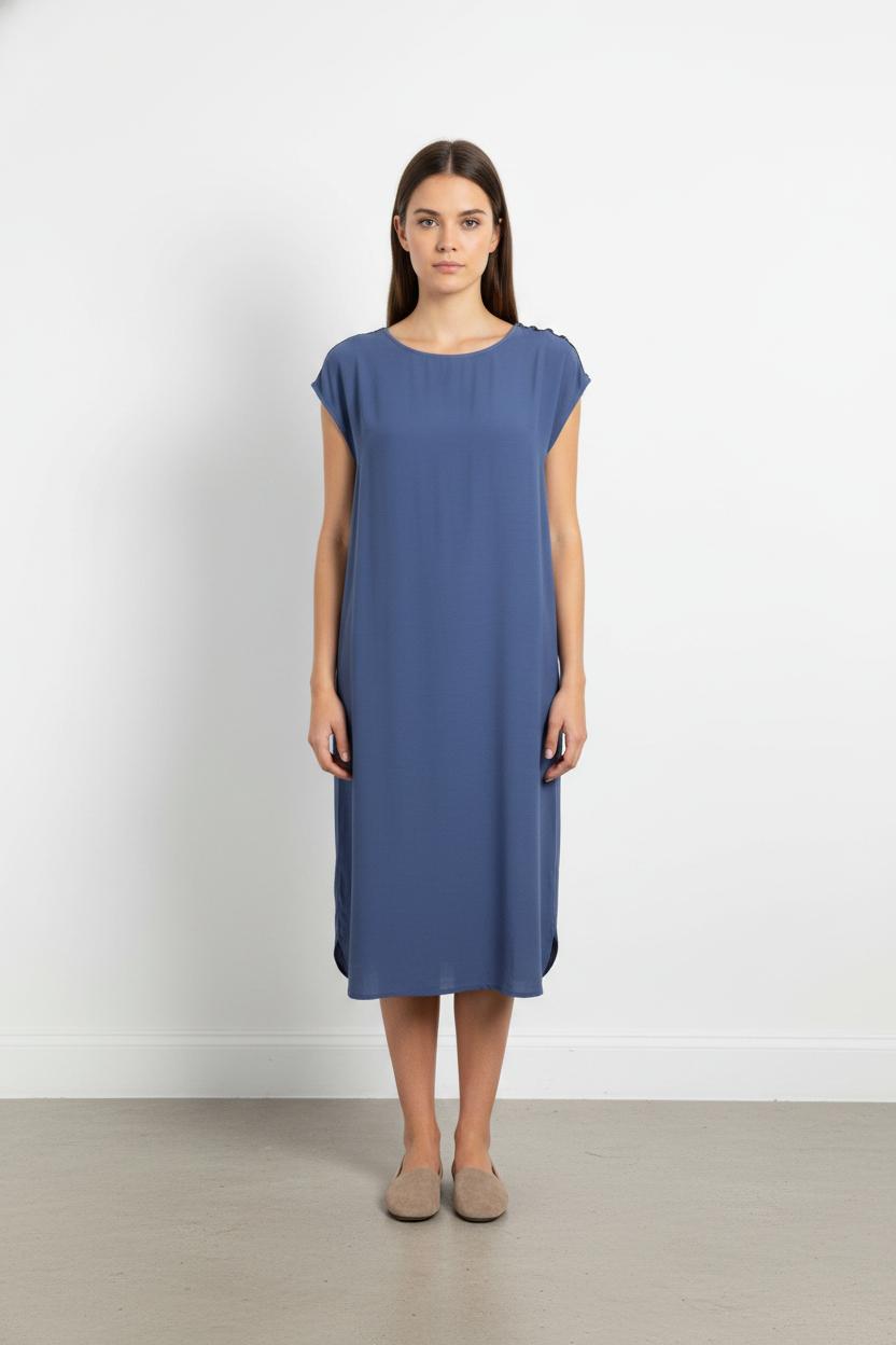 Robe courte & midi COMPTOIR DES COTONNIERS - Seconde main Bleu