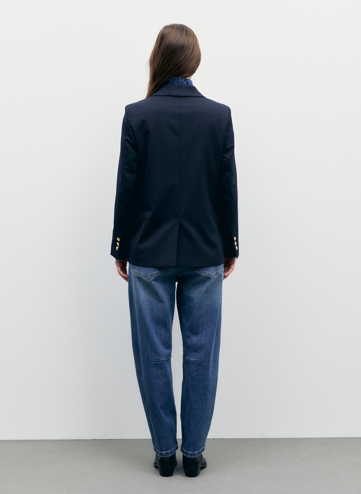 Solid buttoned blazer GERARD DAREL Blue